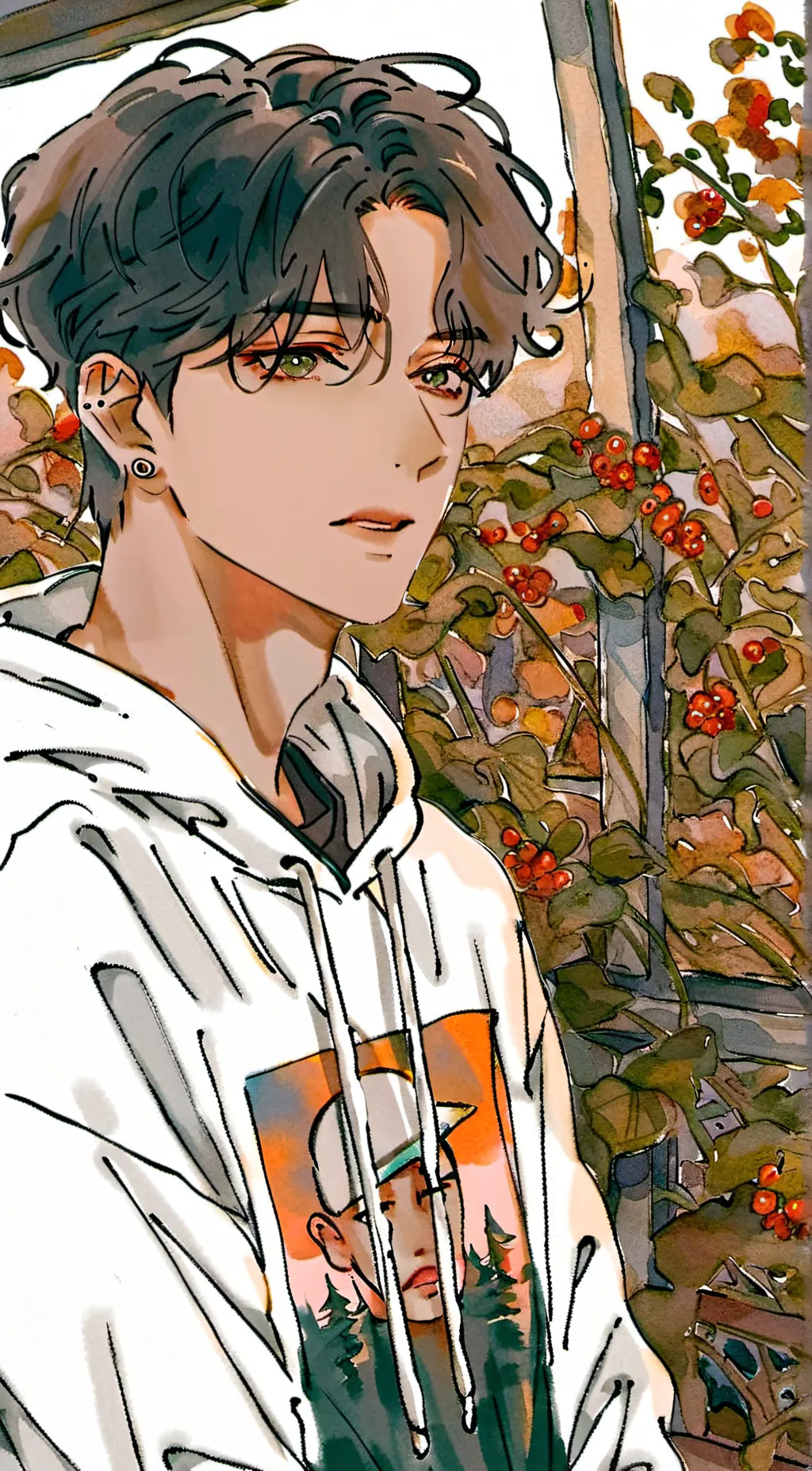 ai character: Damien background