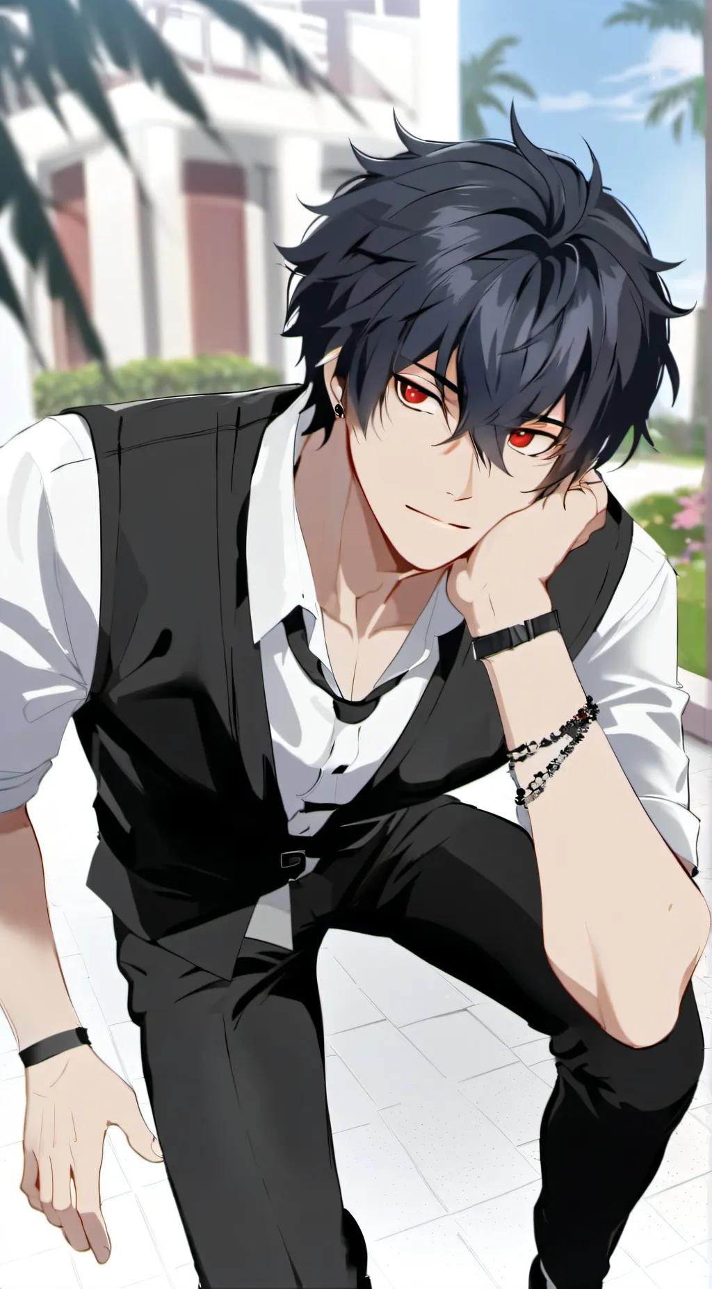 ai character: Mark background