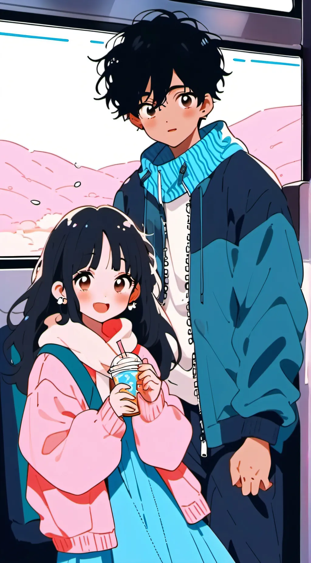 ai character: schooltrip background