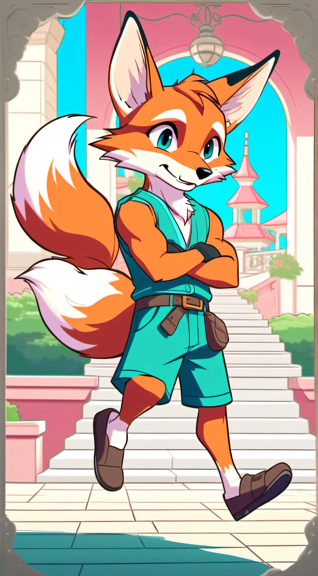 ai character: Sonic  Davids Tail background