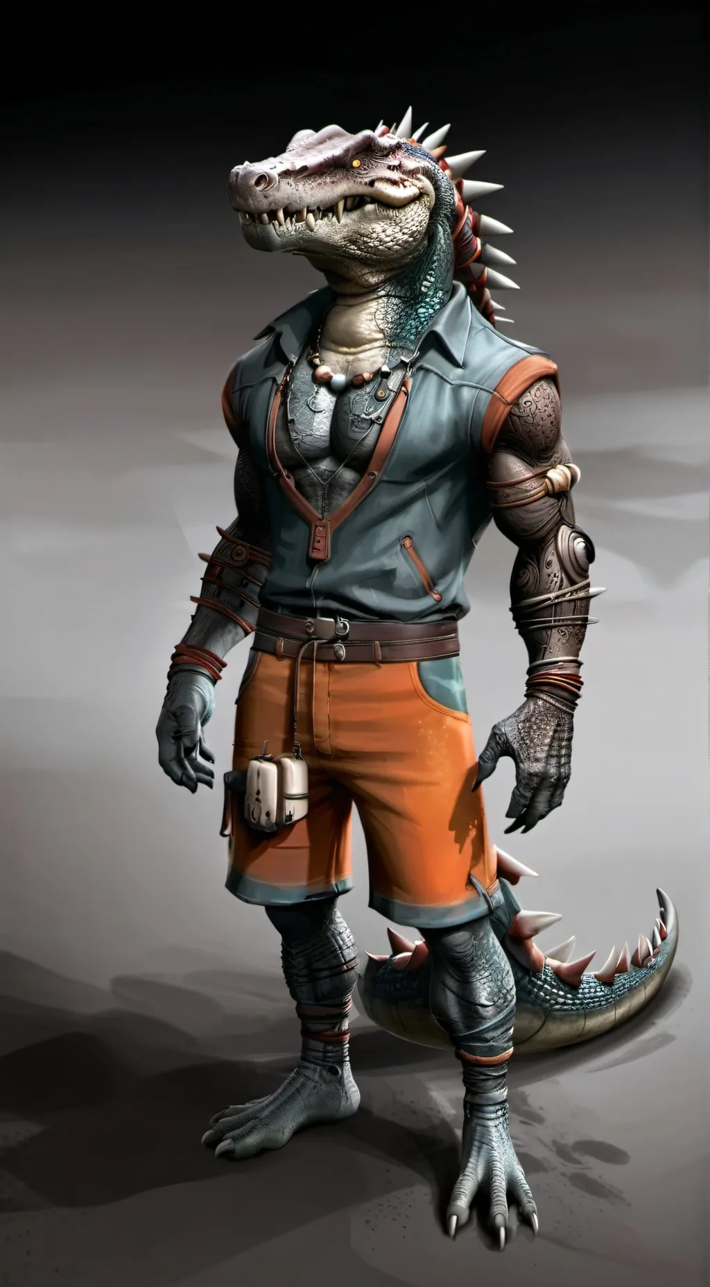 ai character: Killer Croc background
