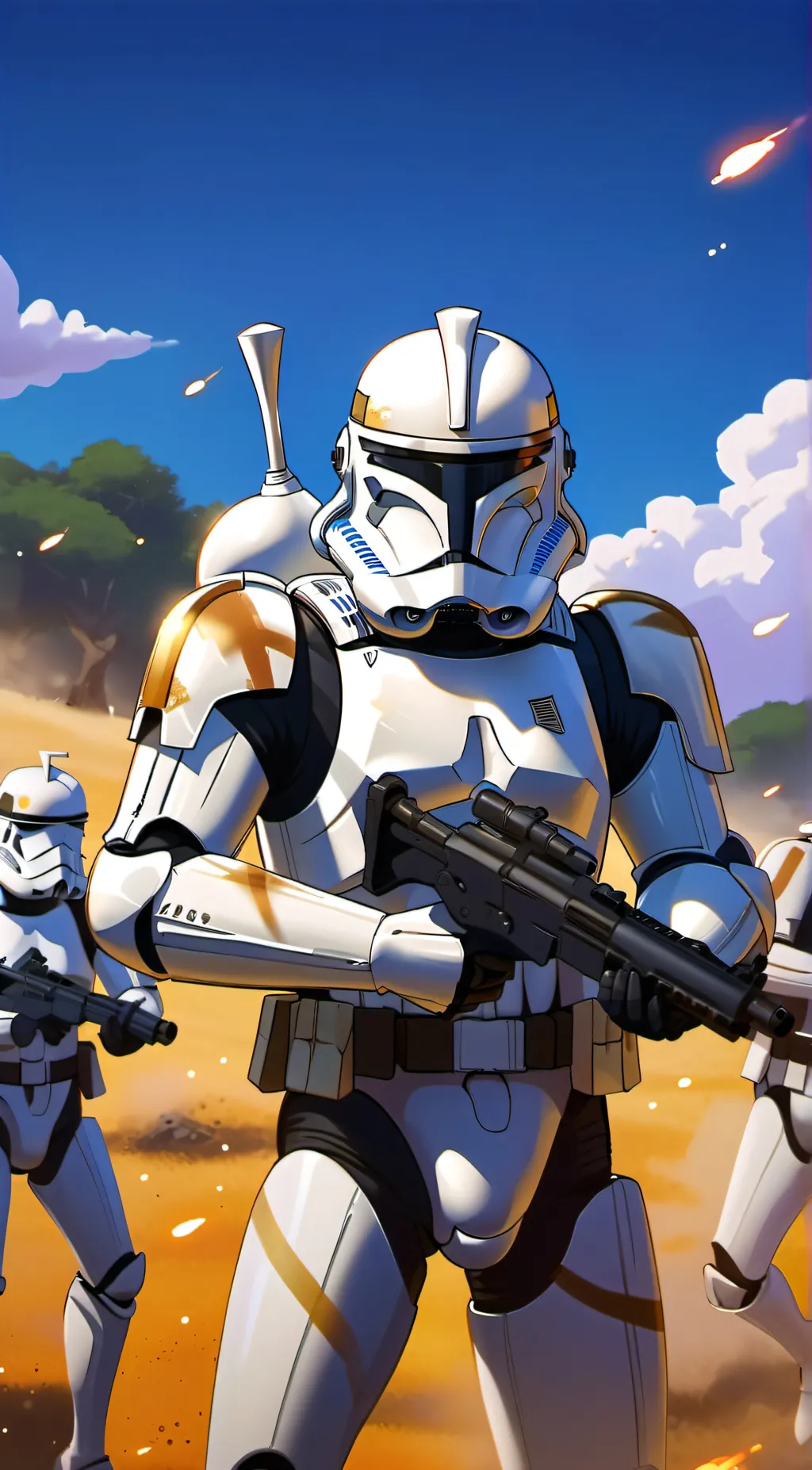 ai character: Fight the droids background