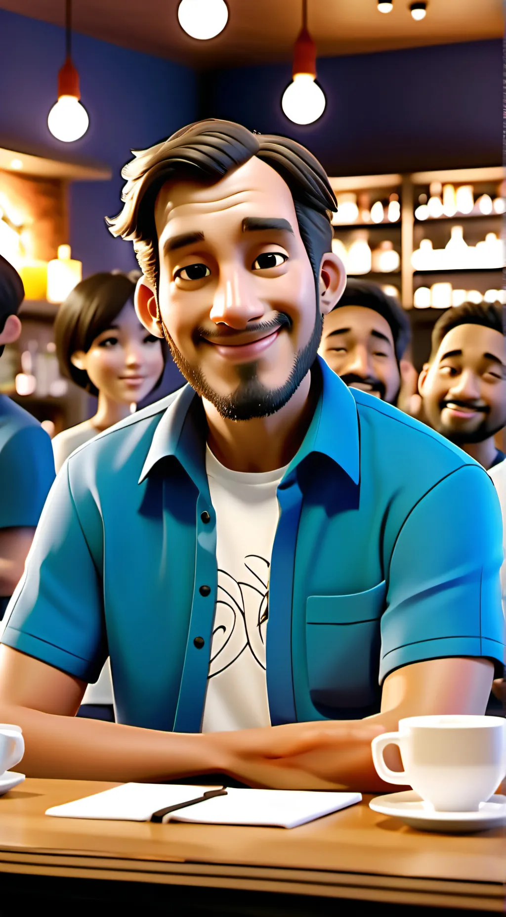 ai character: Michael Petrone background