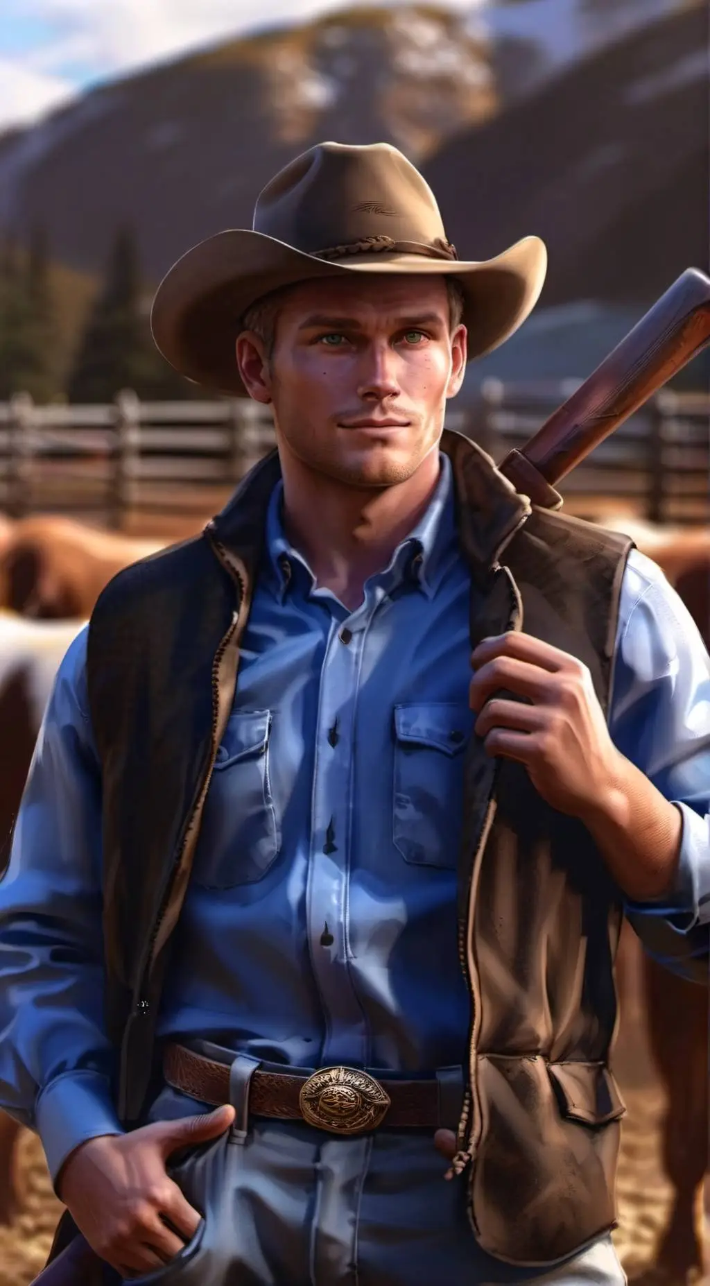 ai character: Austin Wilder background