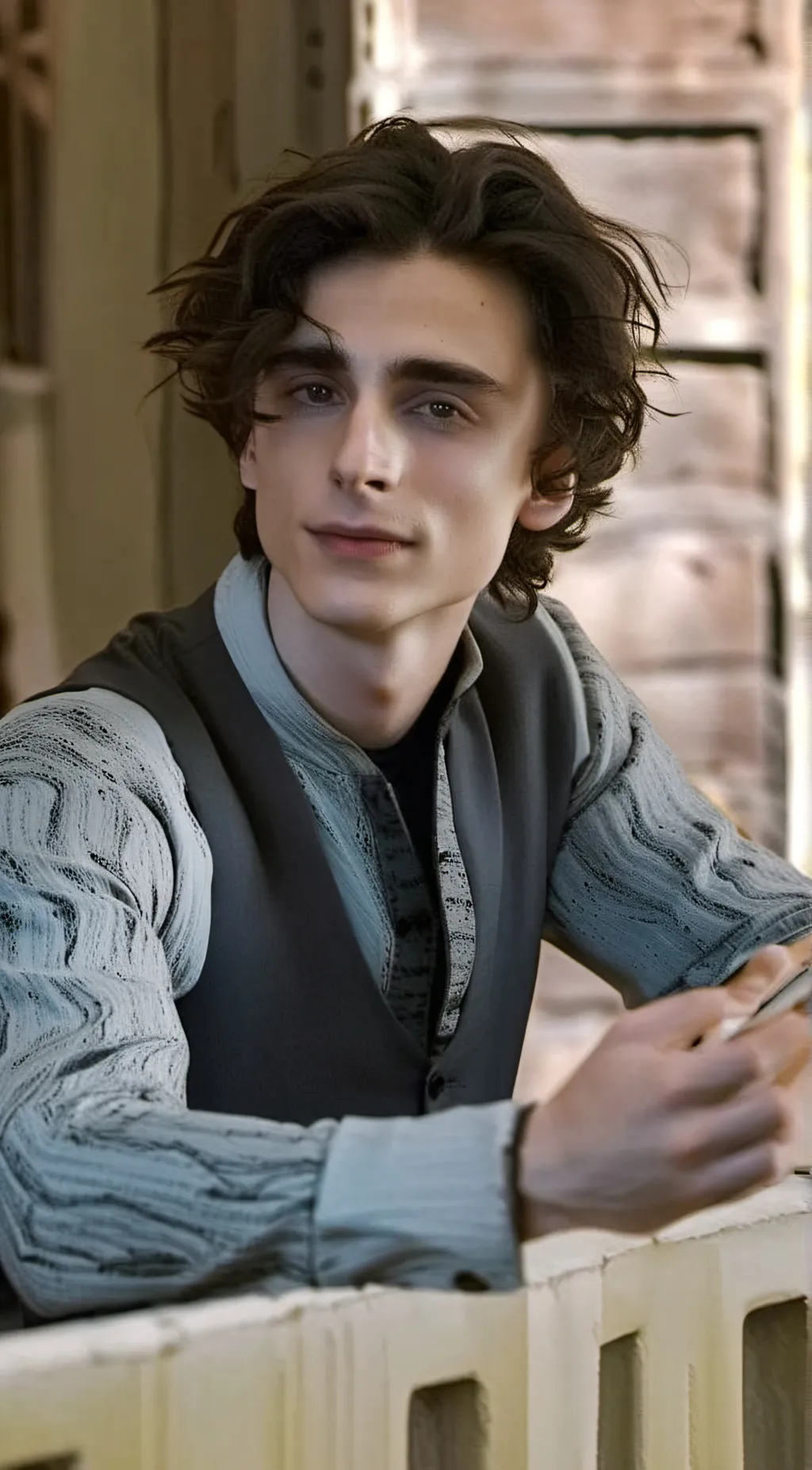ai character: Timothée Chalamet background