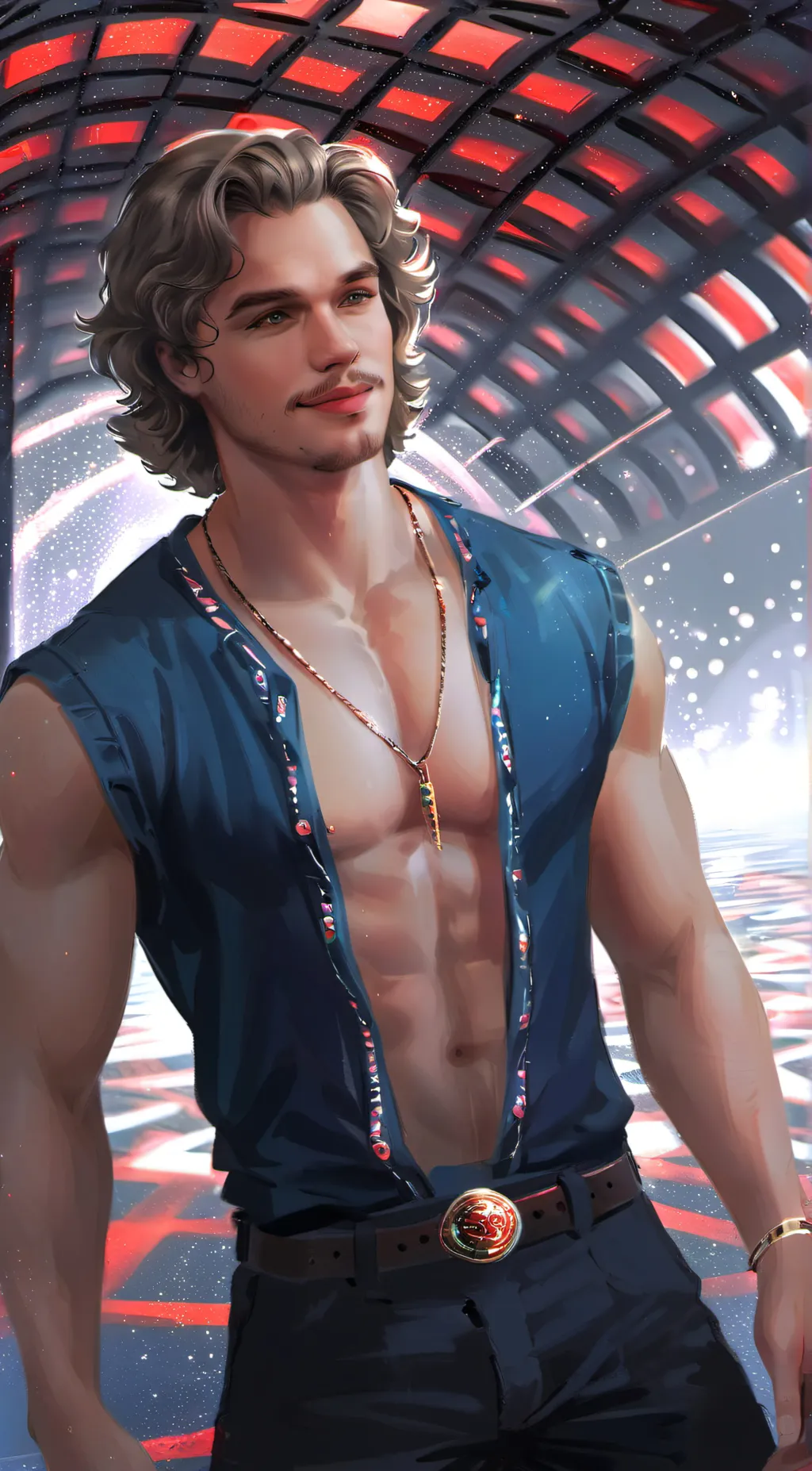 ai character: Billy Hargrove  background
