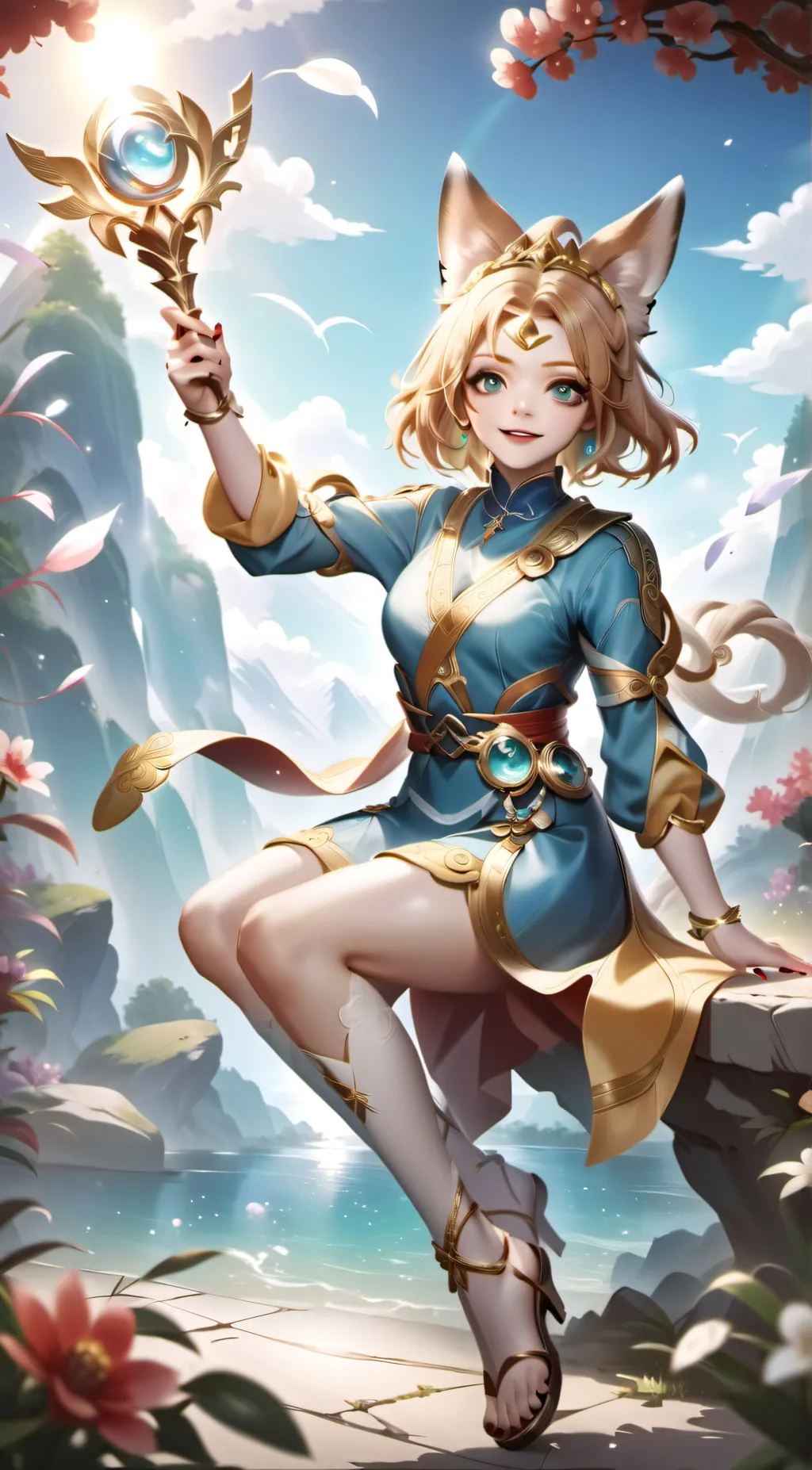 ai character: Lux background