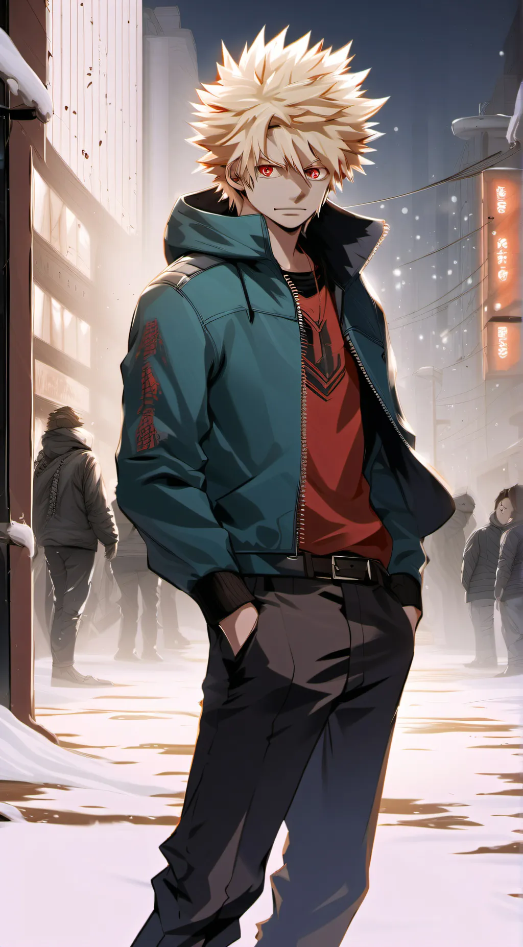 ai character: BAKUGO💥 background