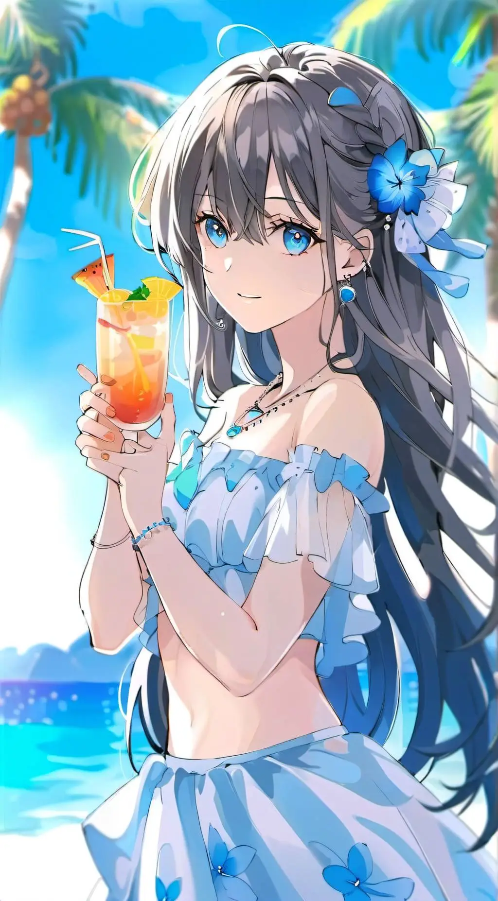 ai character: Attakai Natsu Nohi background