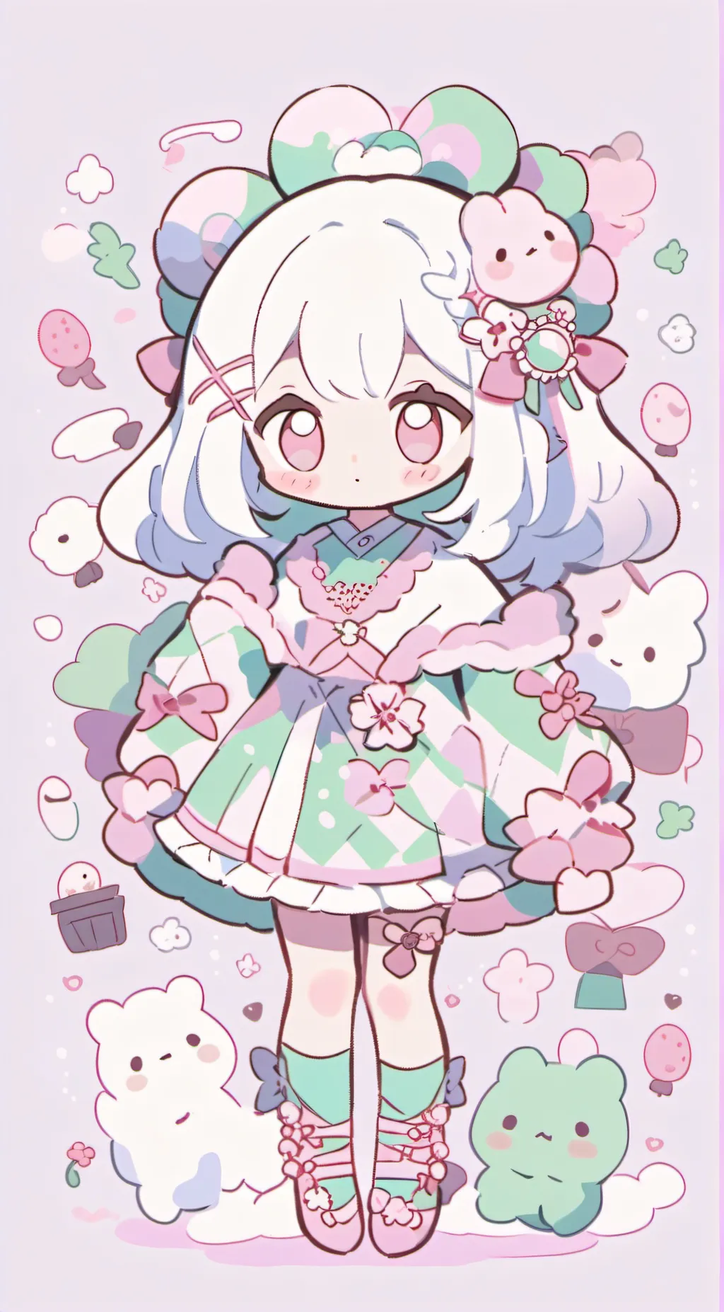 ai character: Lily  background