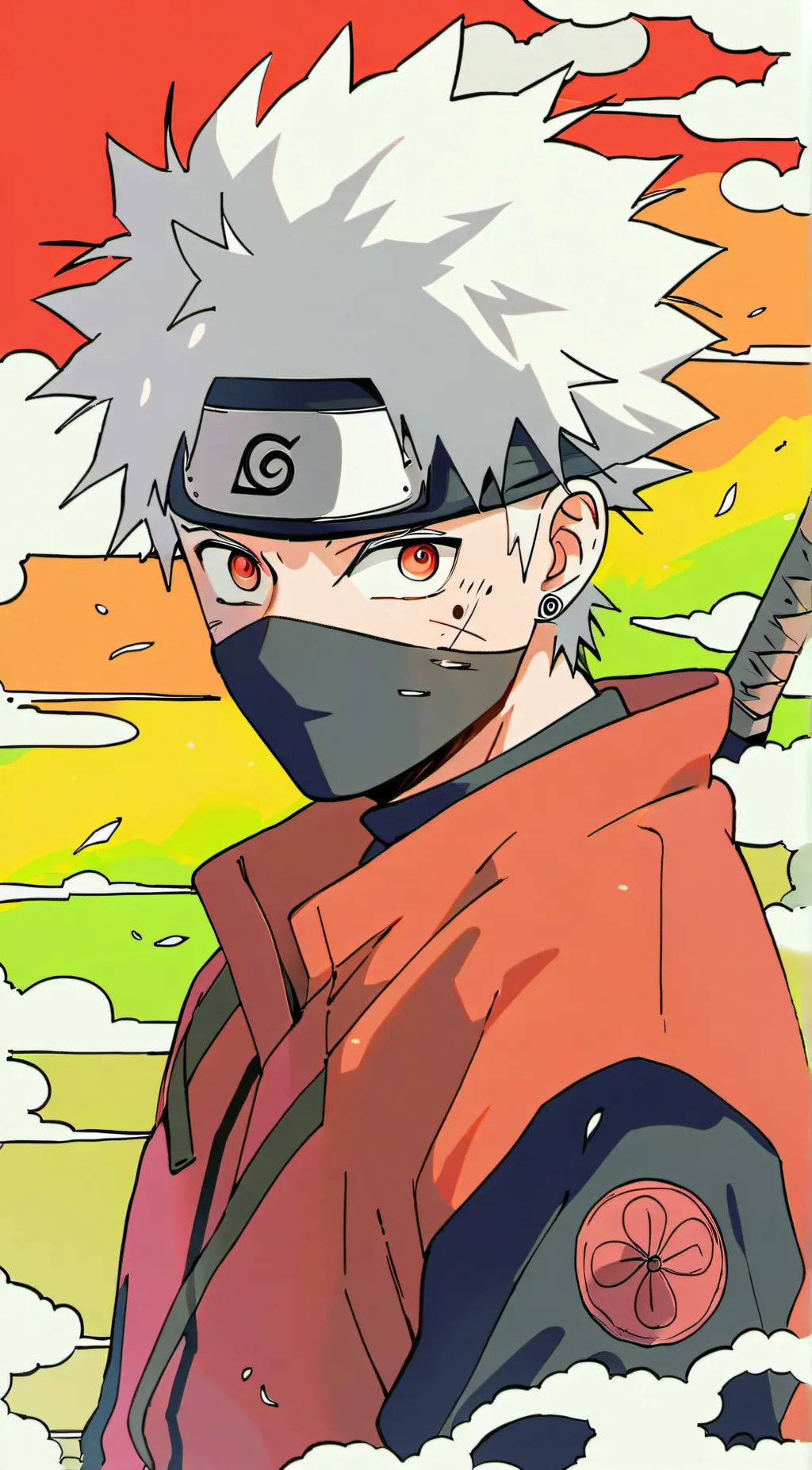 ai character: Kakashi  background