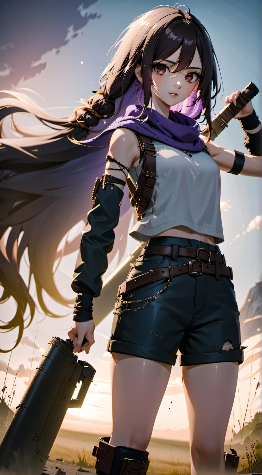 ai character: Luna background