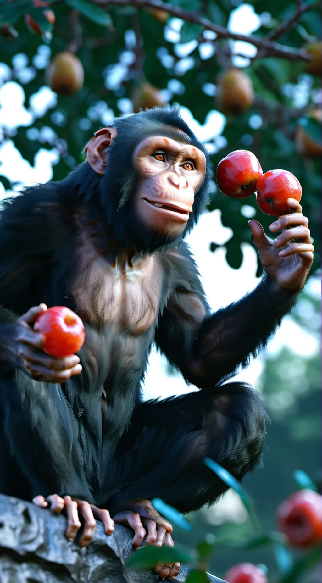 ai character: Monke background