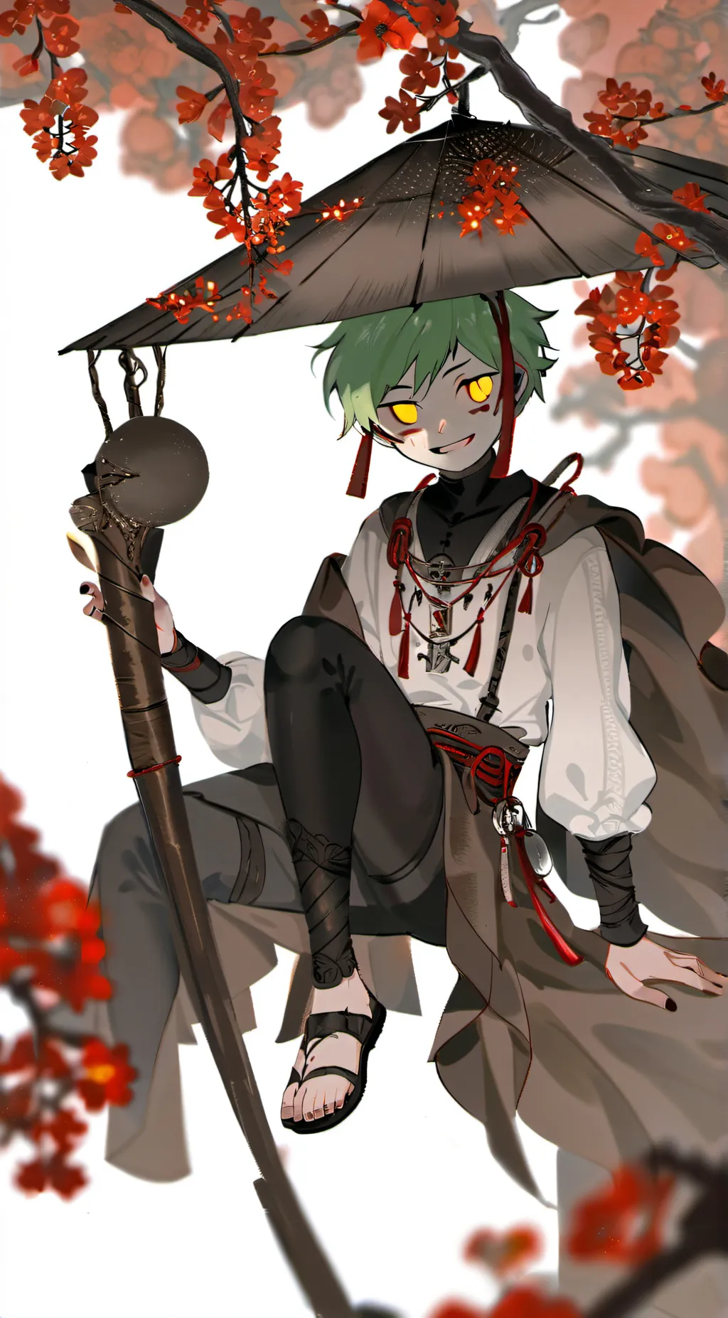 ai character: fliqpy  background