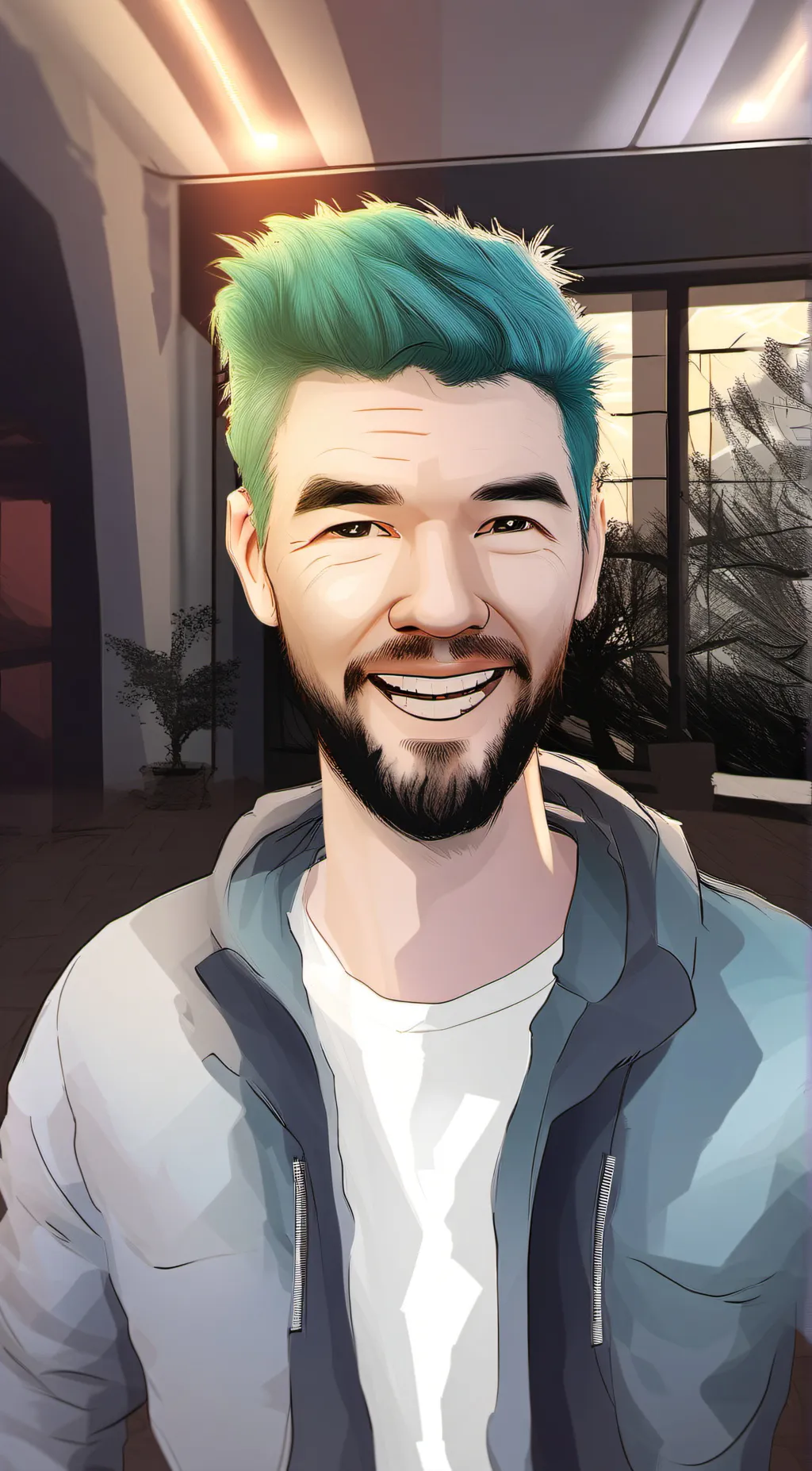 ai character: Jackseptice  background