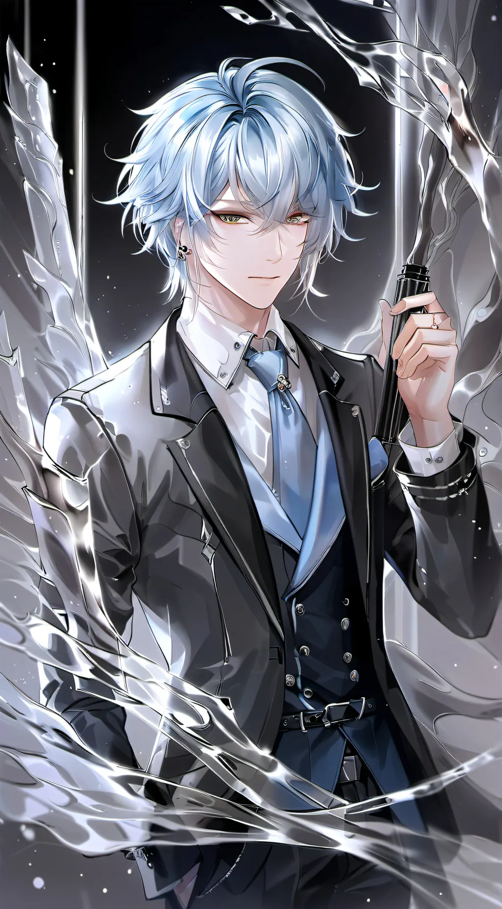ai character: 岚德 background