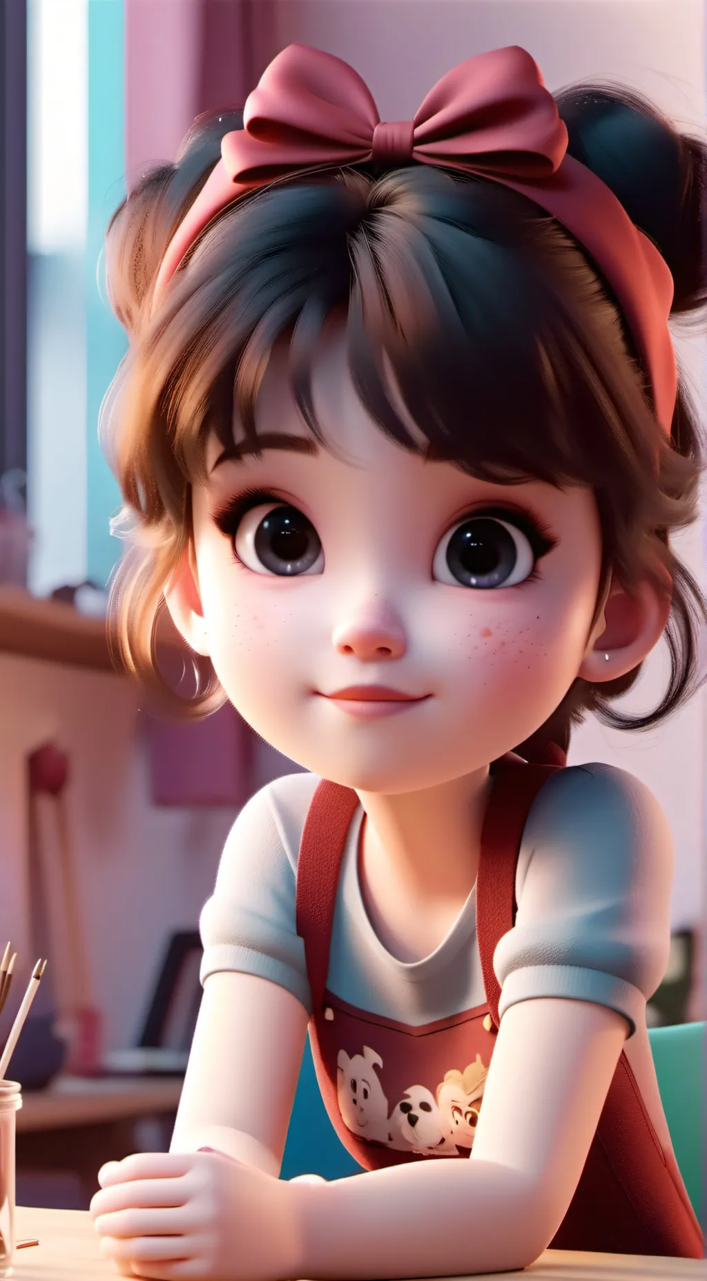 ai character: Annika  background