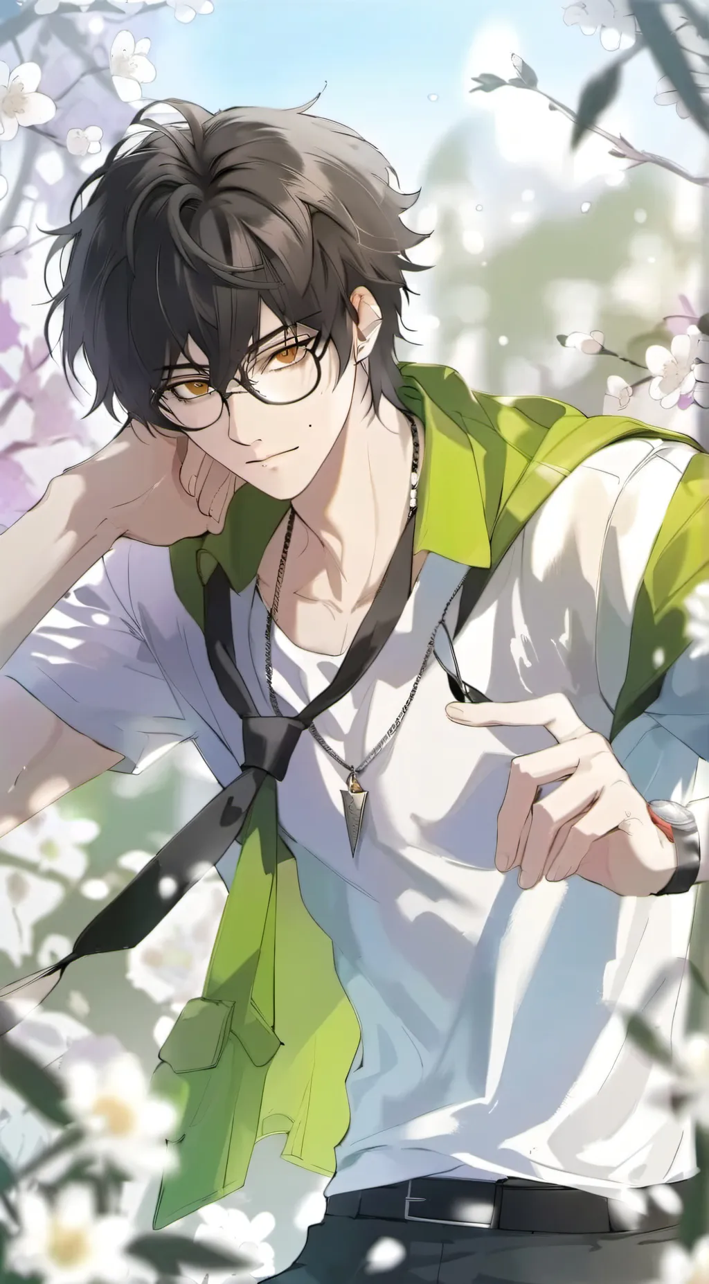 ai character: Rei background