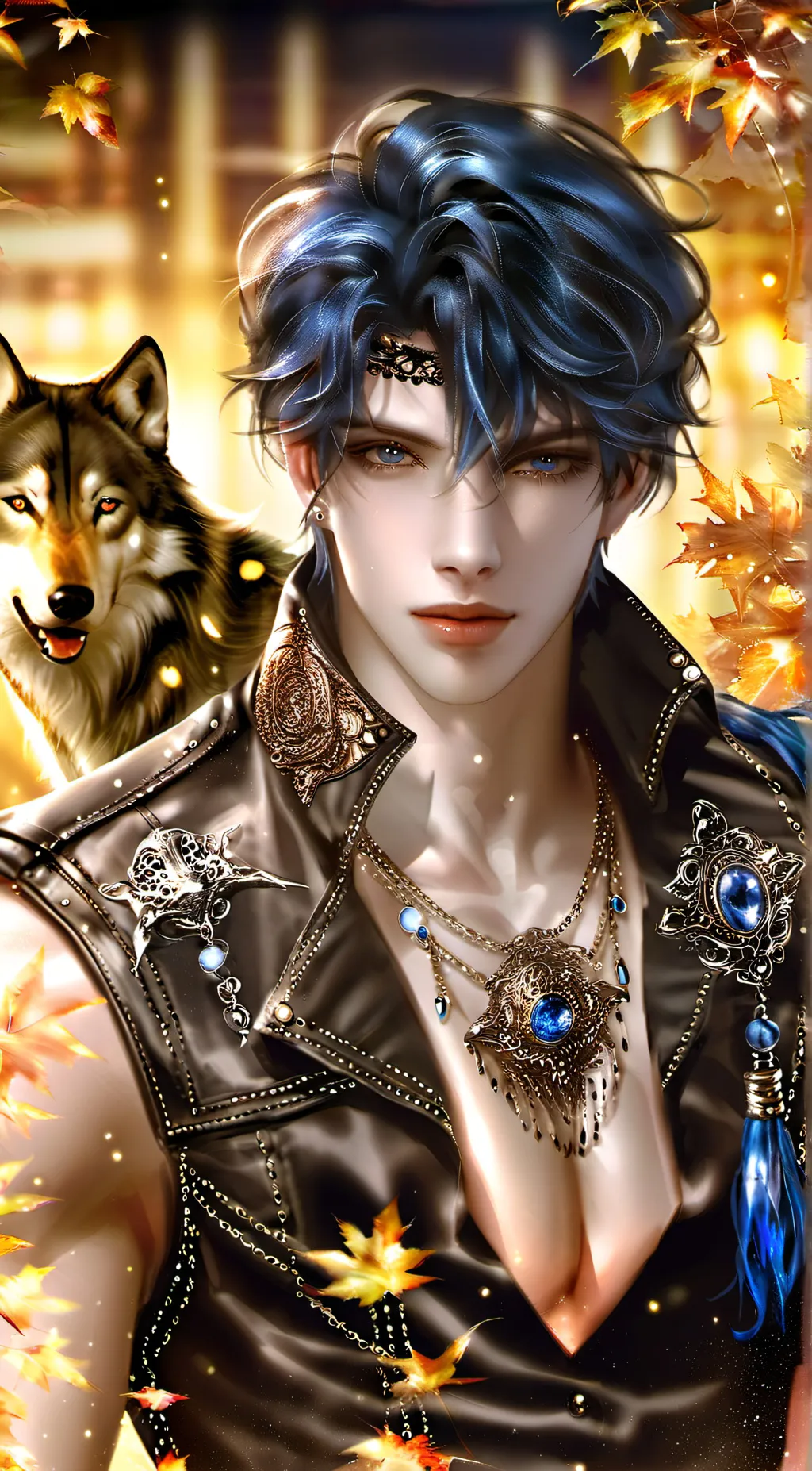 ai character: Prince Levi 💙 background