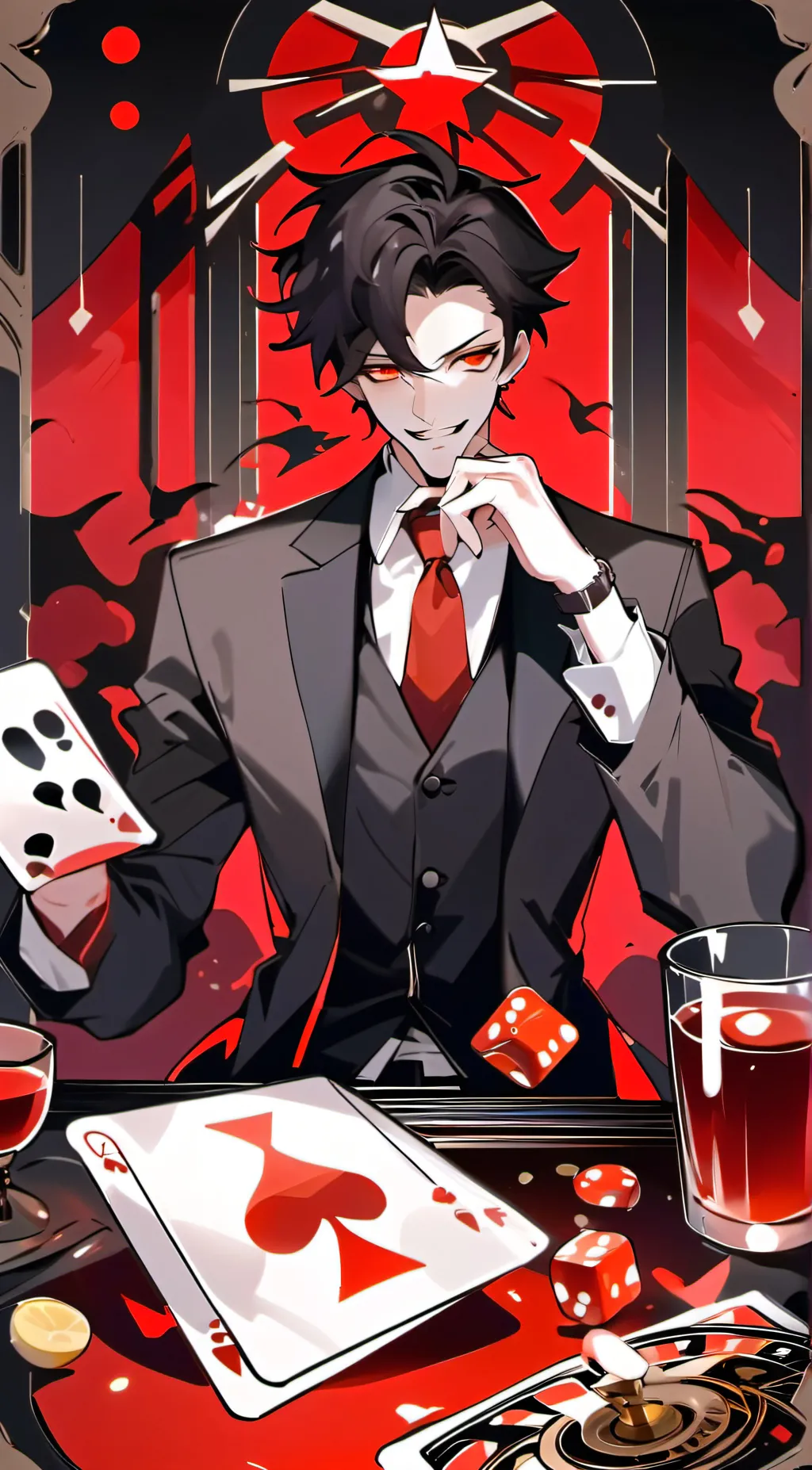 ai character: Huskerdust background