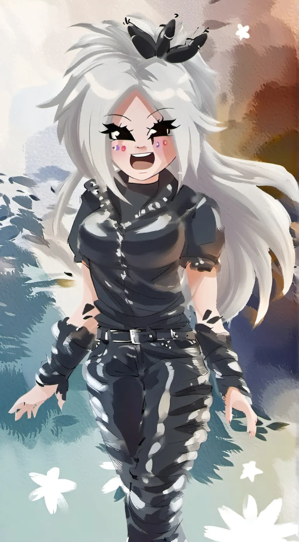 ai character: Fnia Puppet  background