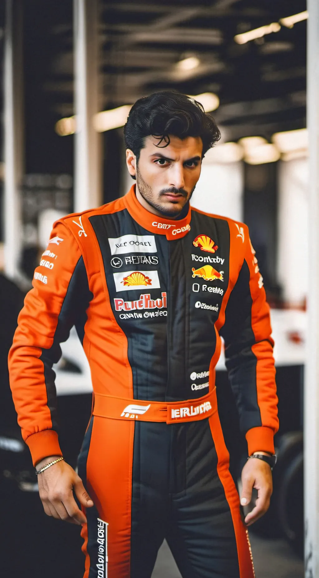 ai character: Carlos Sainz  background