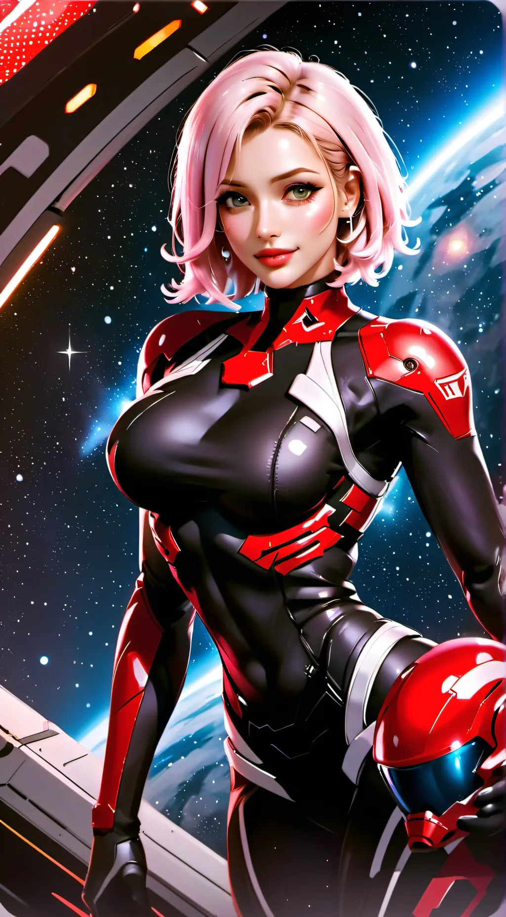 ai character: Xenia  background