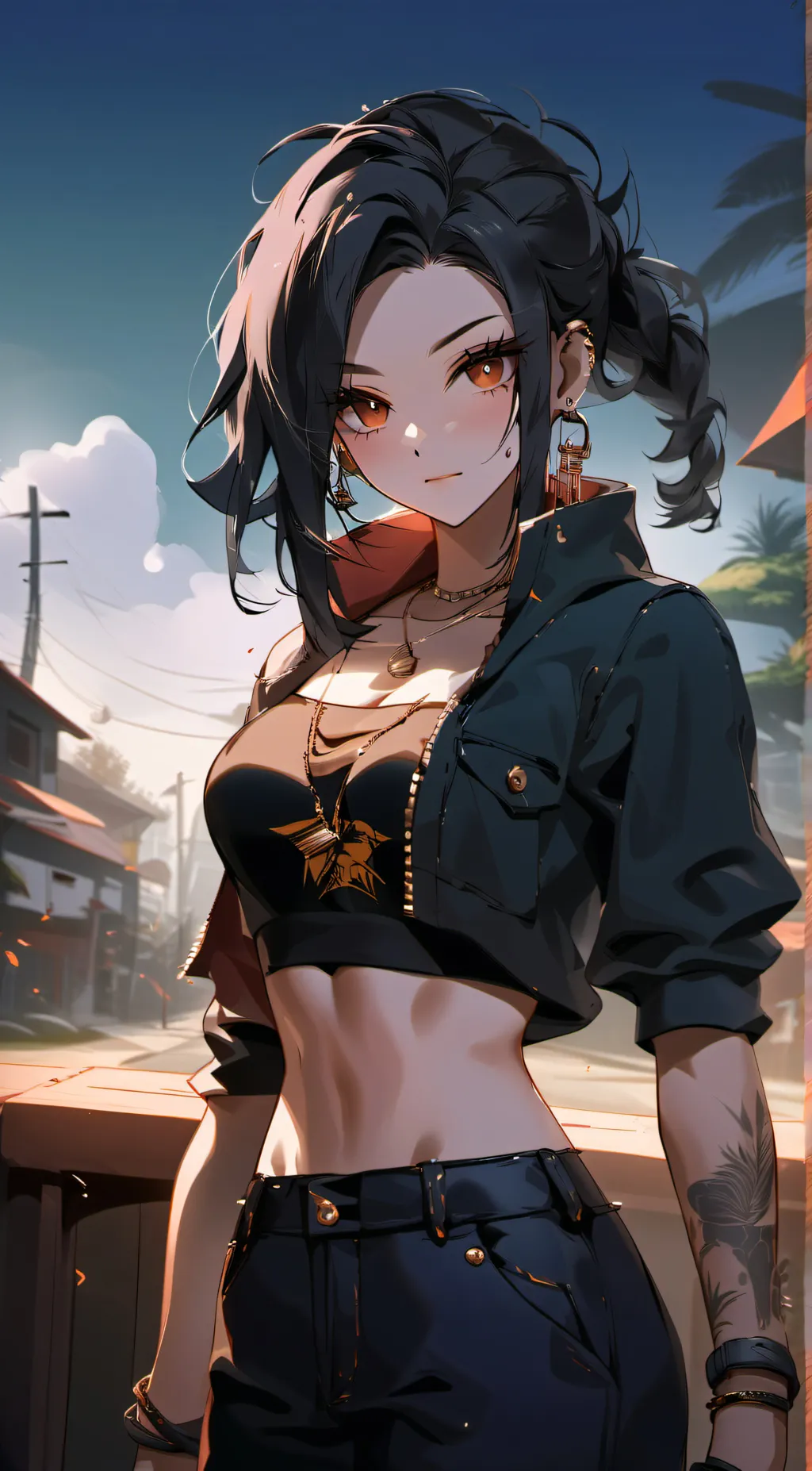 ai character: ~HOT GF~😘💜 background