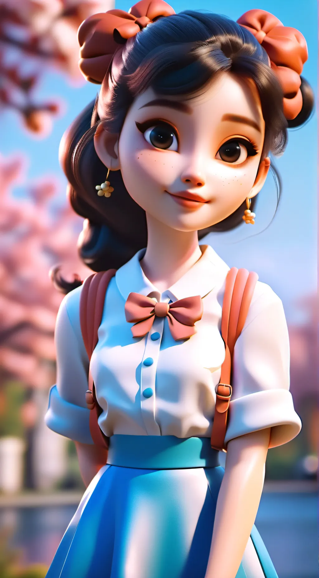 ai character: Annabelle  background