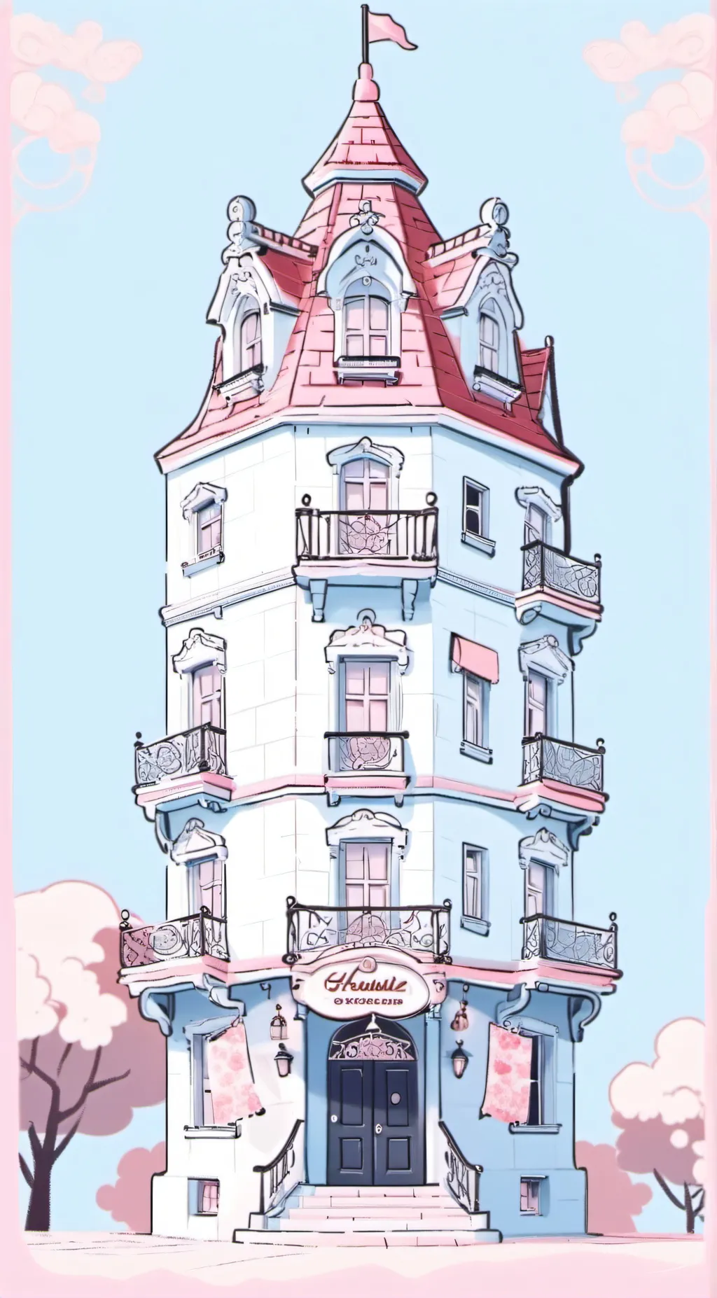ai character: Hazbin Hotel  background