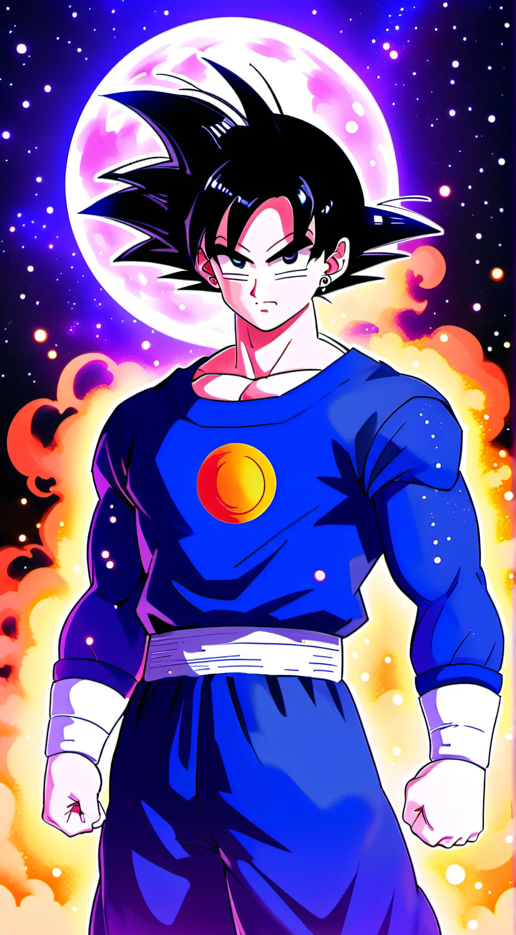 ai character: Goku  background