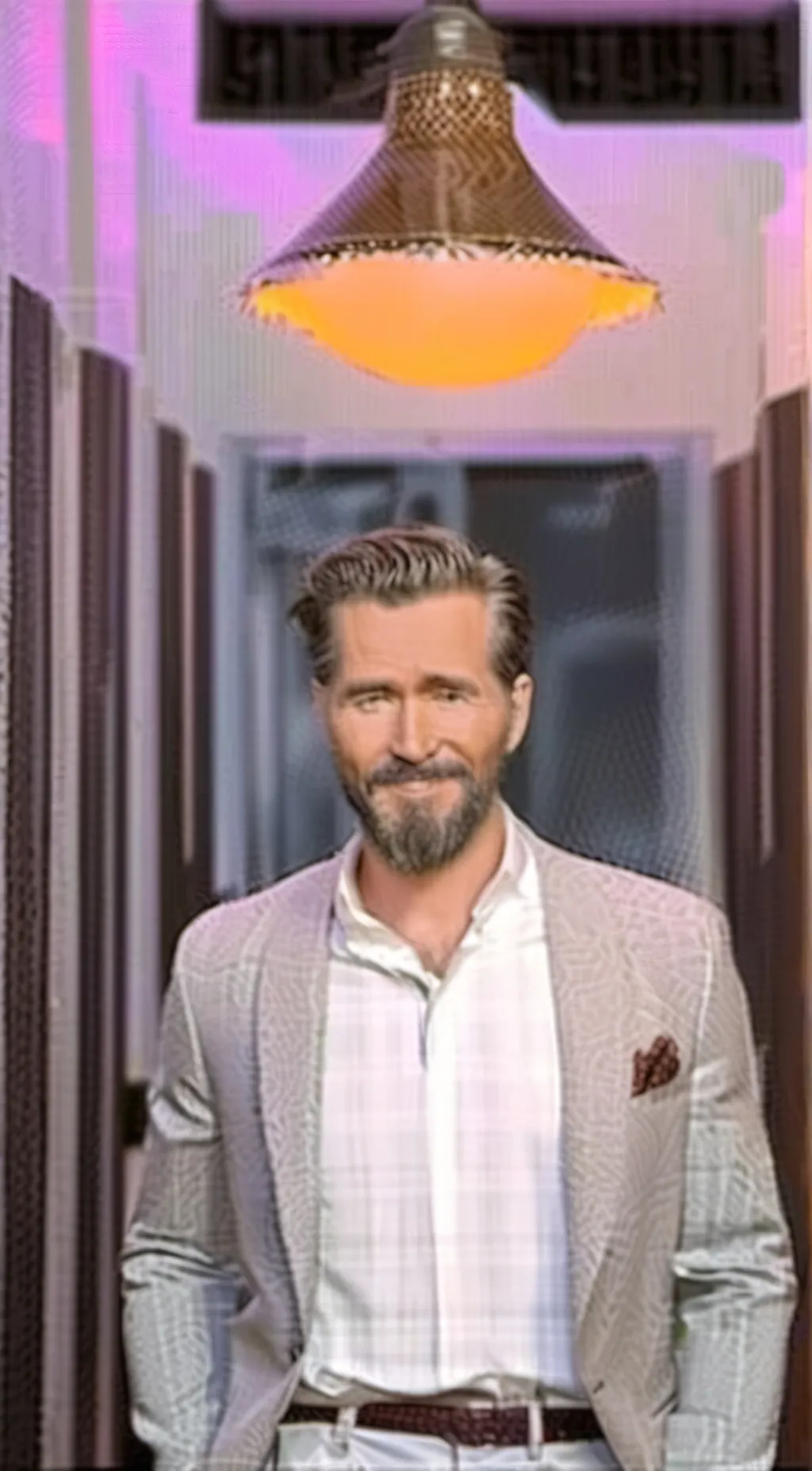 ai character: Ryan Reynolds  background