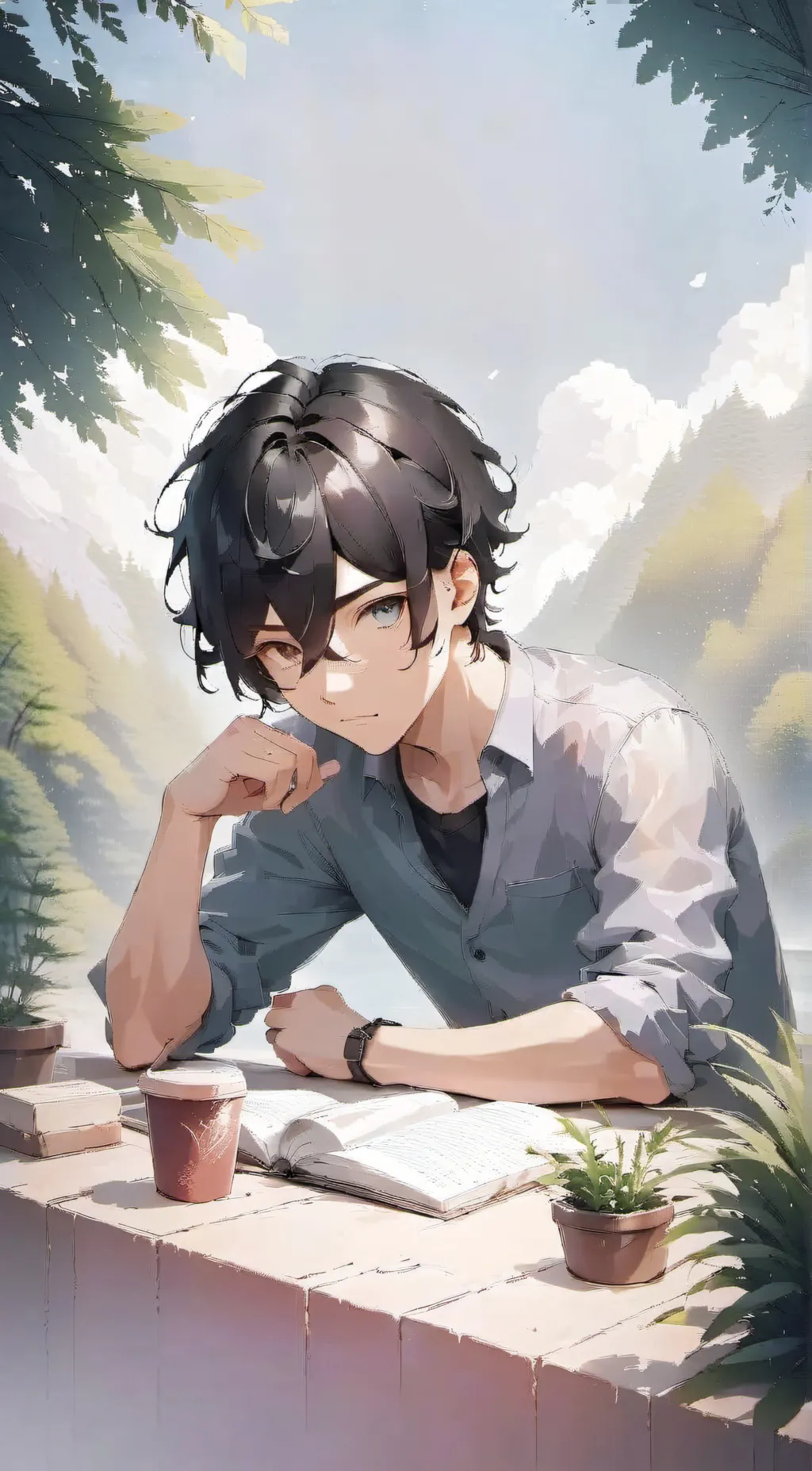 ai character: Alex background