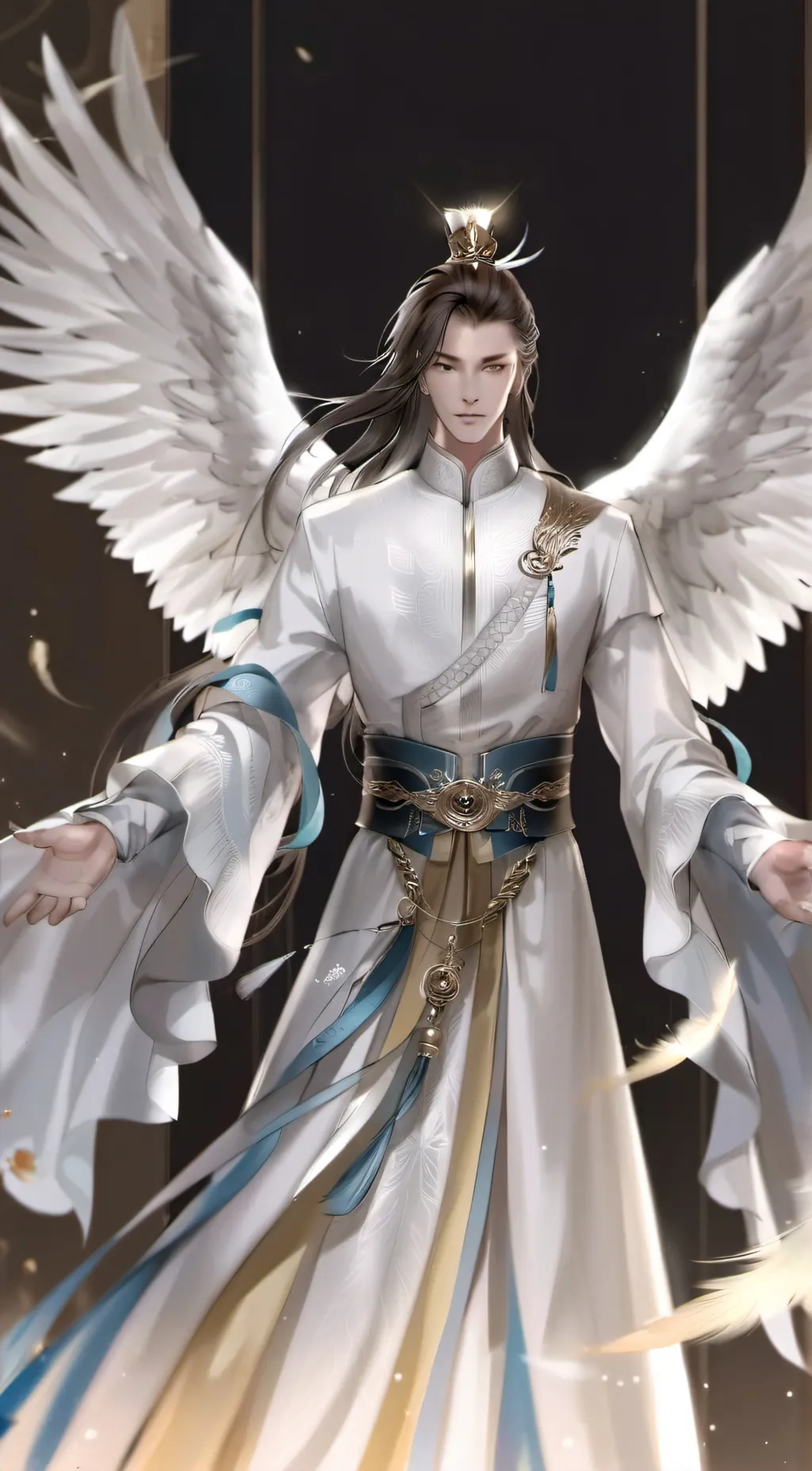 ai character: Adam the first man background