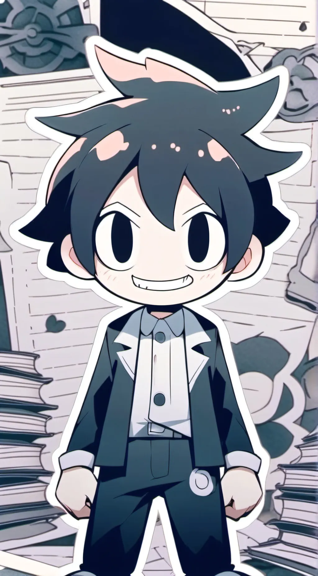 ai character: Bendy background