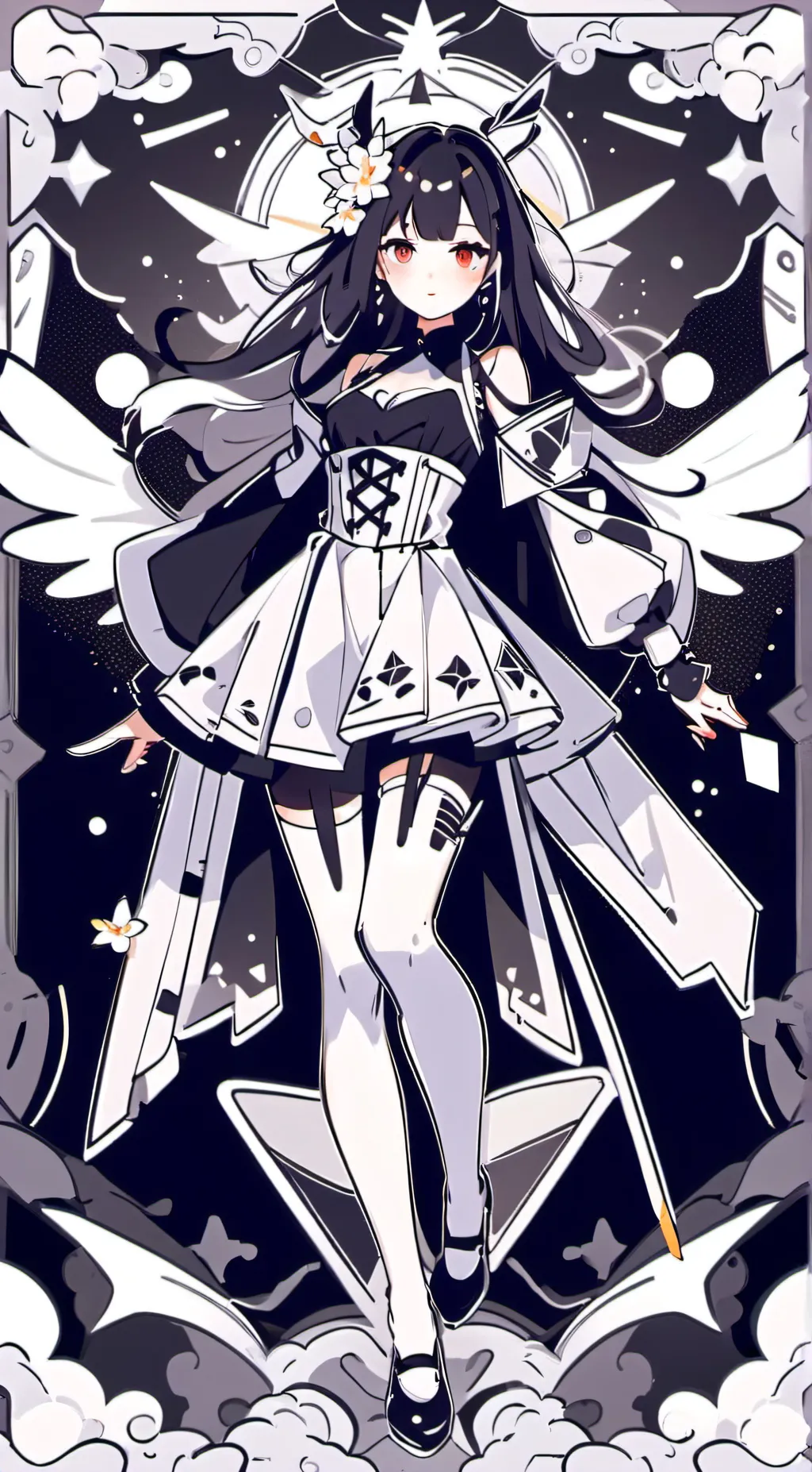 ai character: Luna moon ☪  background