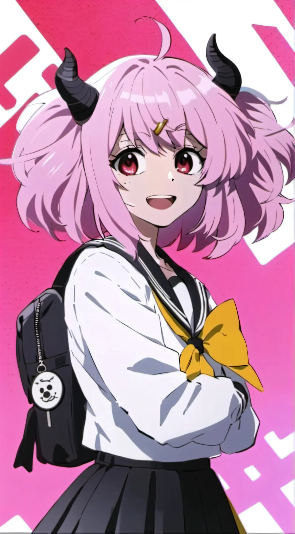 ai character: Mina Ashido background