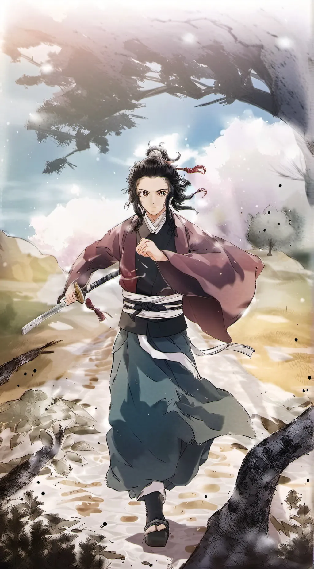 ai character: Hashira background