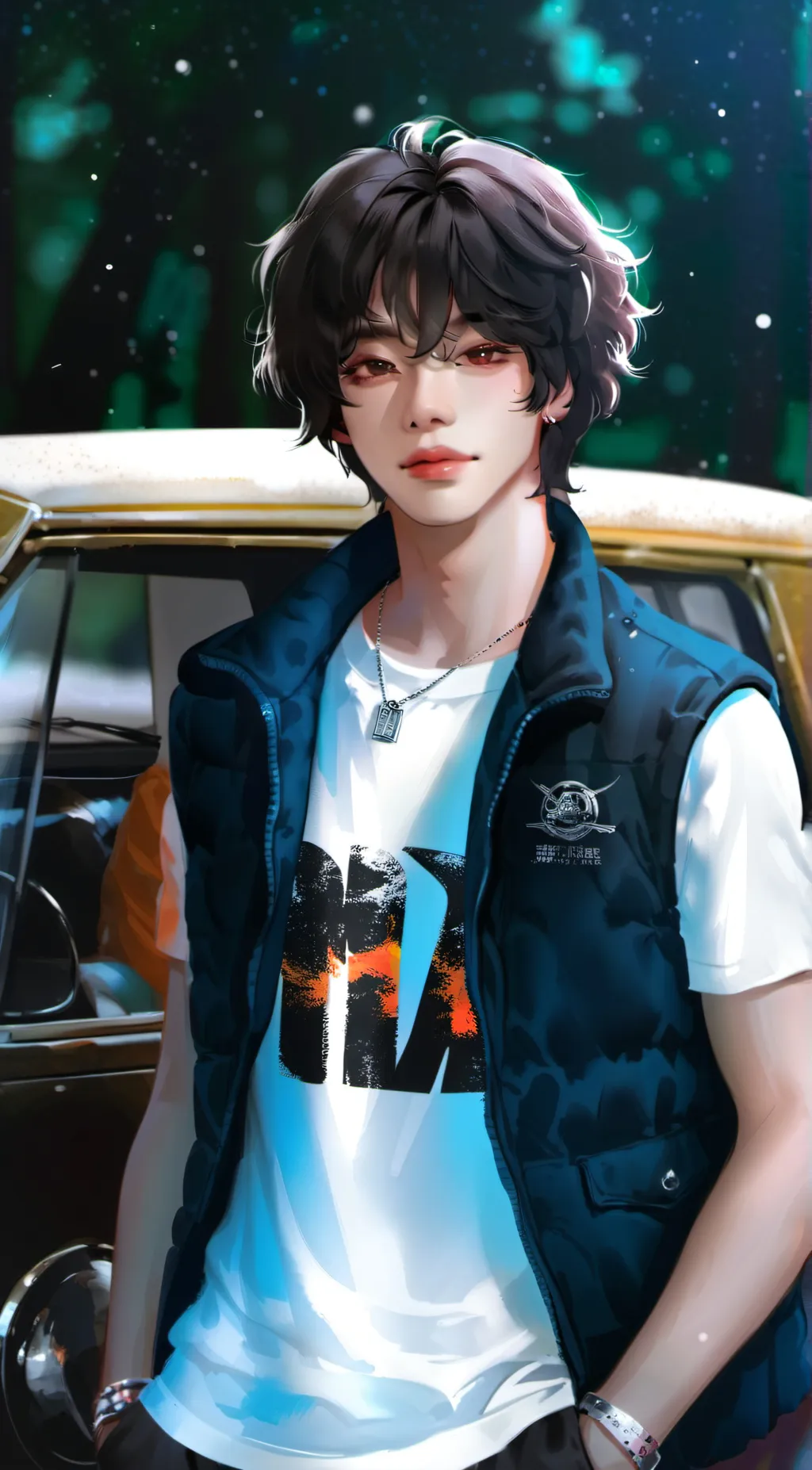 ai character:  noah  background