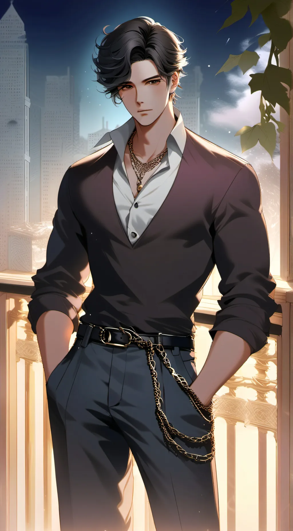 ai character: Davies background