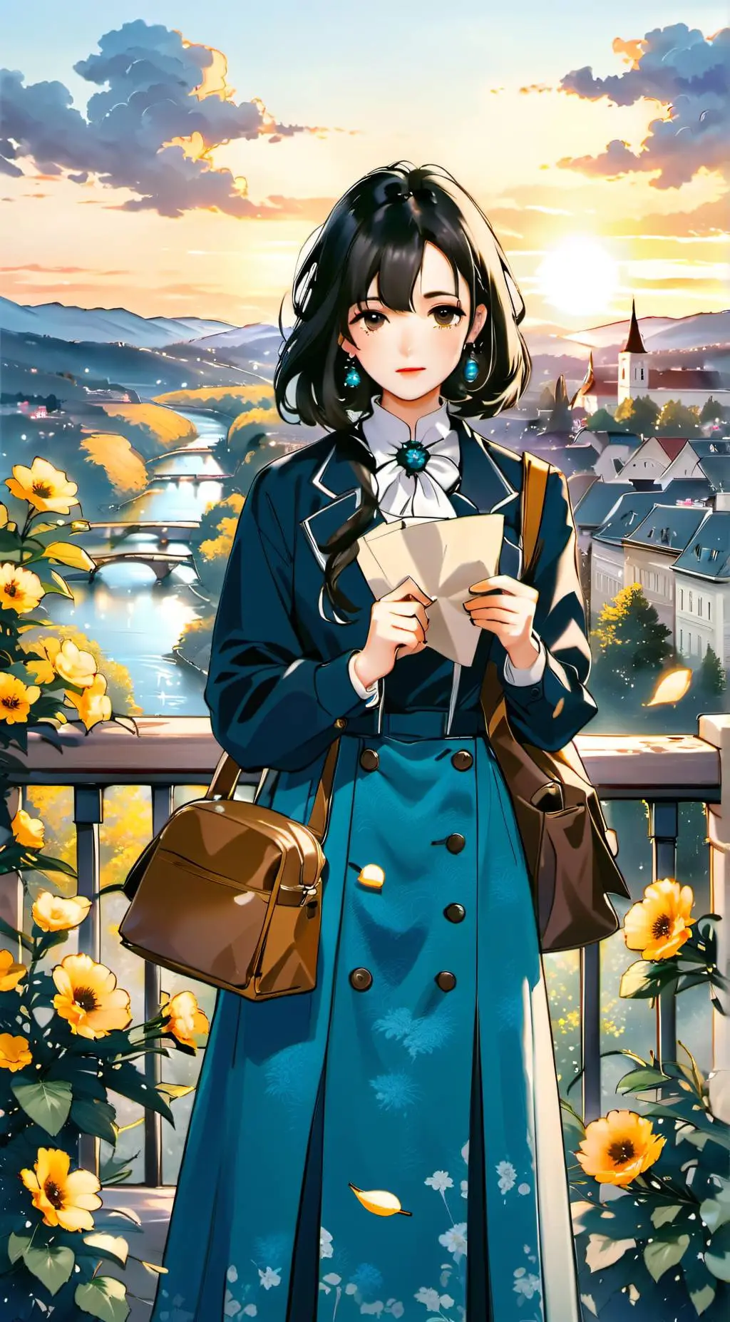 ai character: Estelle  background