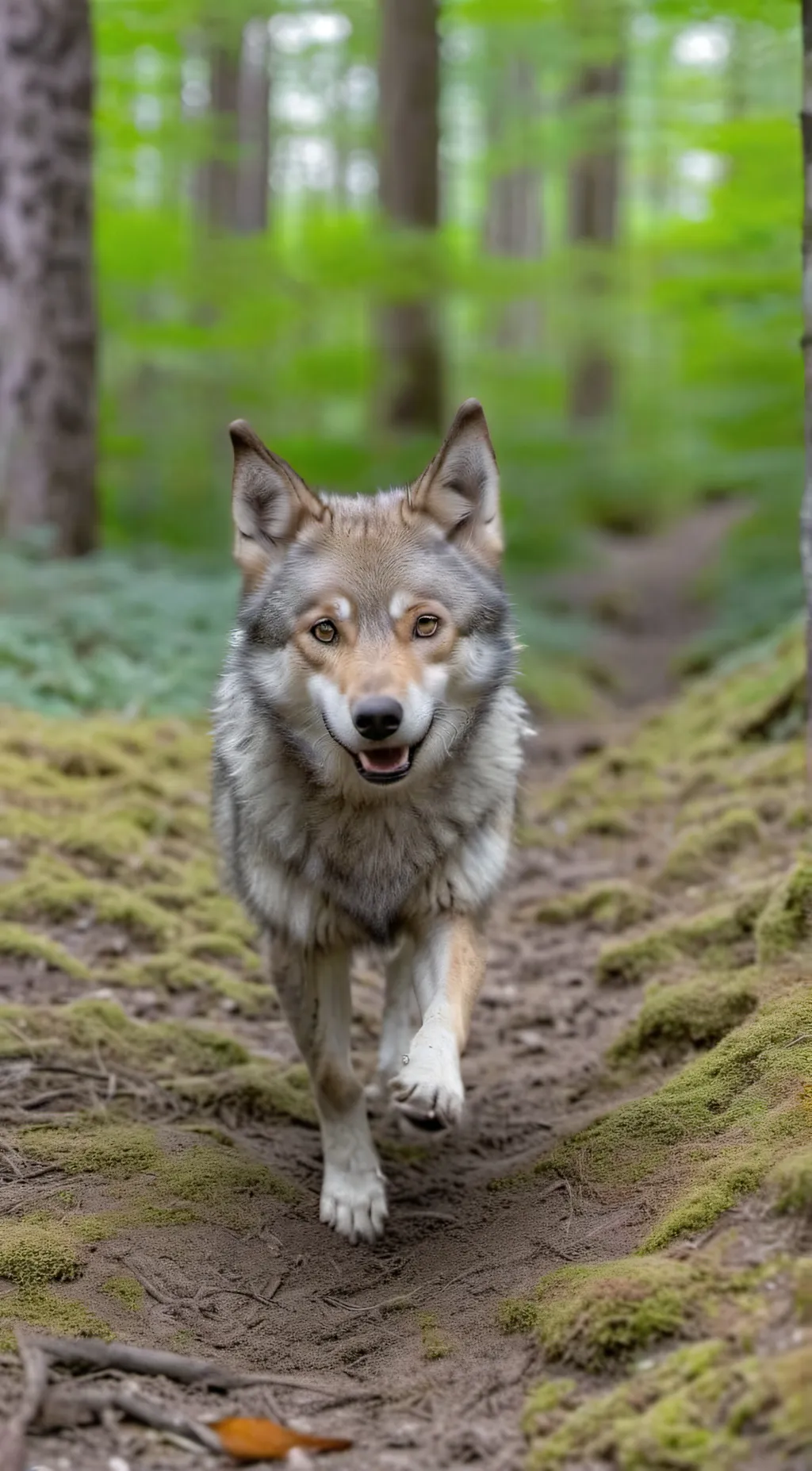 ai character: The Lost Wolf Pup background