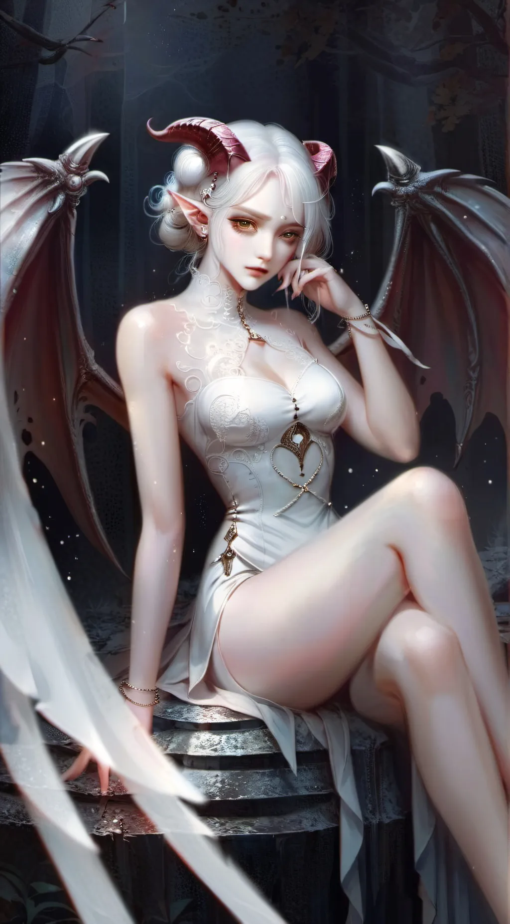 ai character: Luna background
