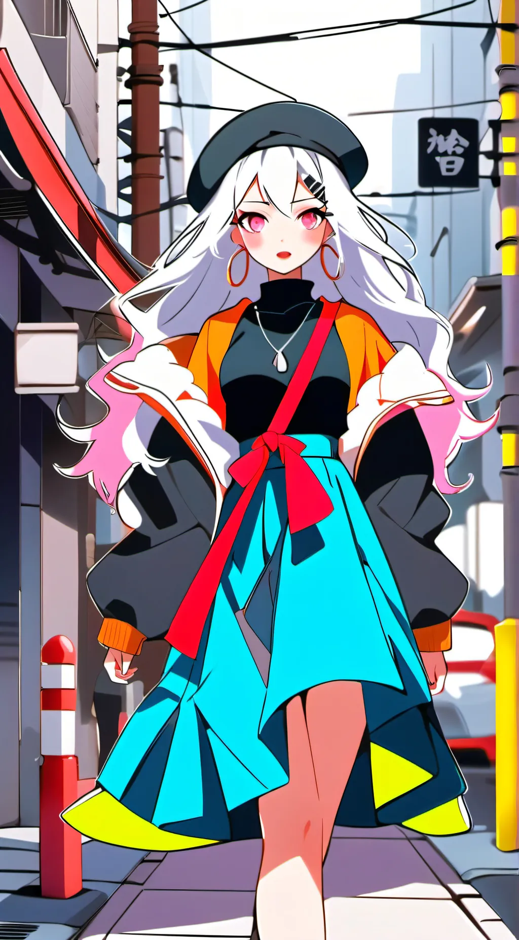 ai character: Geisha  background