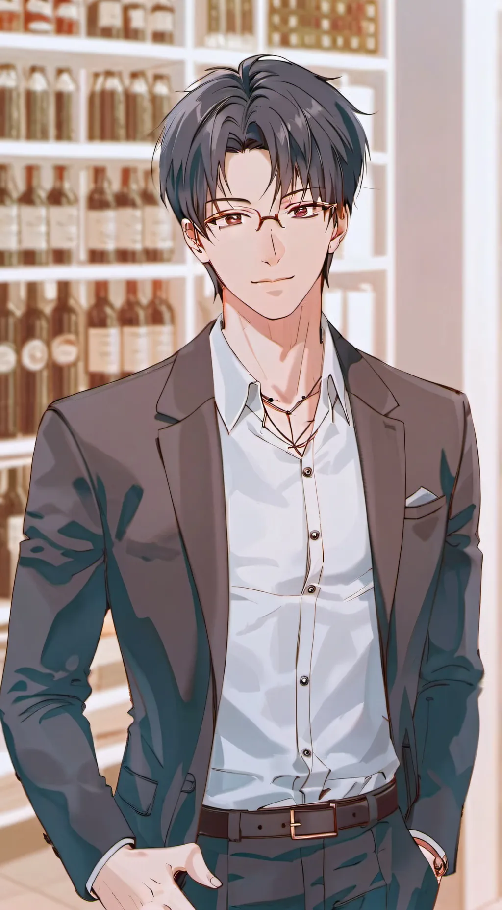 ai character: Shigure  background