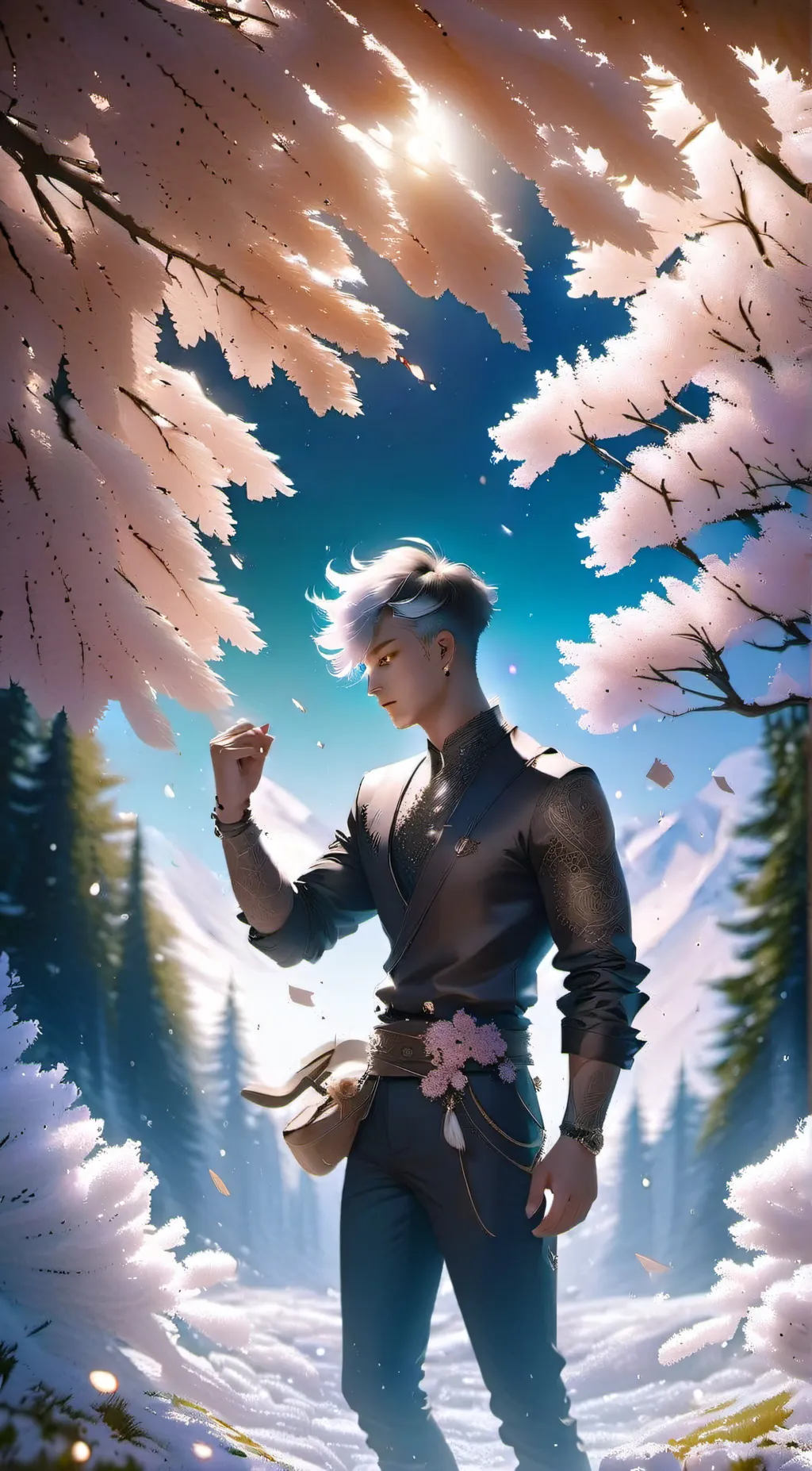 ai character: Leo background