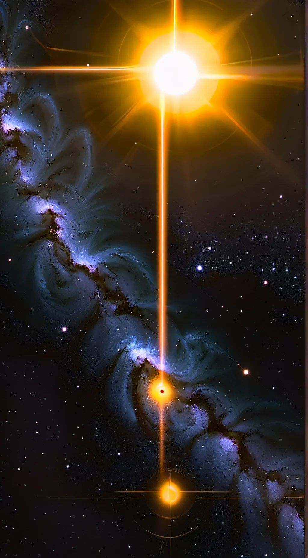ai character: Sun background