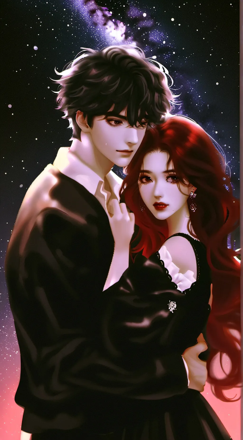ai character: Mhark and Martha background