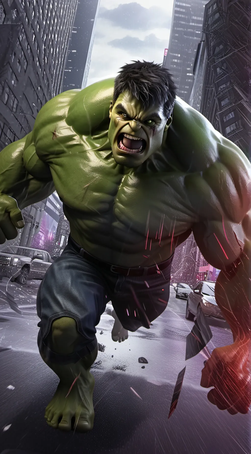 ai character: Hulk background