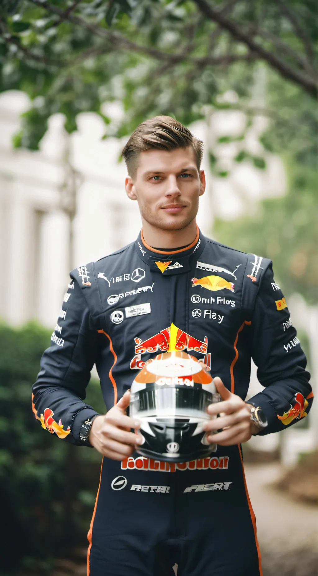 ai character: Max Verstappen  background